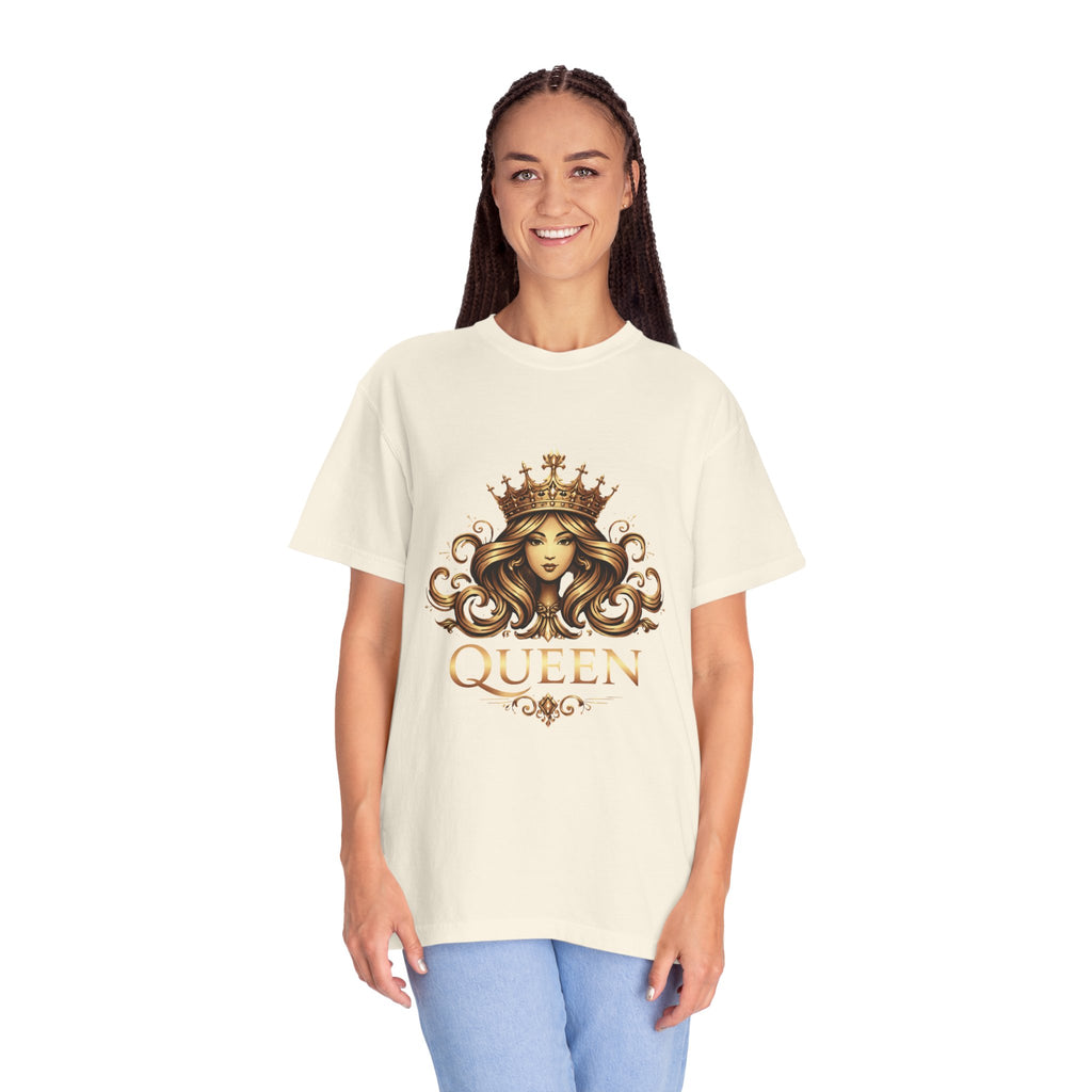 Queen Crown Graphic T-Shirt — Regal Women’s King/Queen Tee