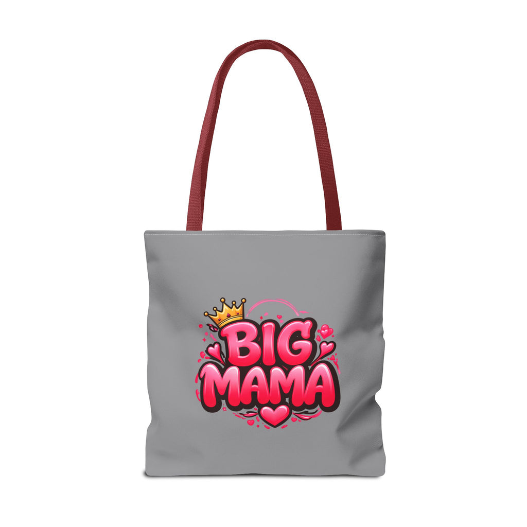 Big Mama Tote Bag — Cute Pink Crown Graphic Tote for Moms, Mother’s Day Gift