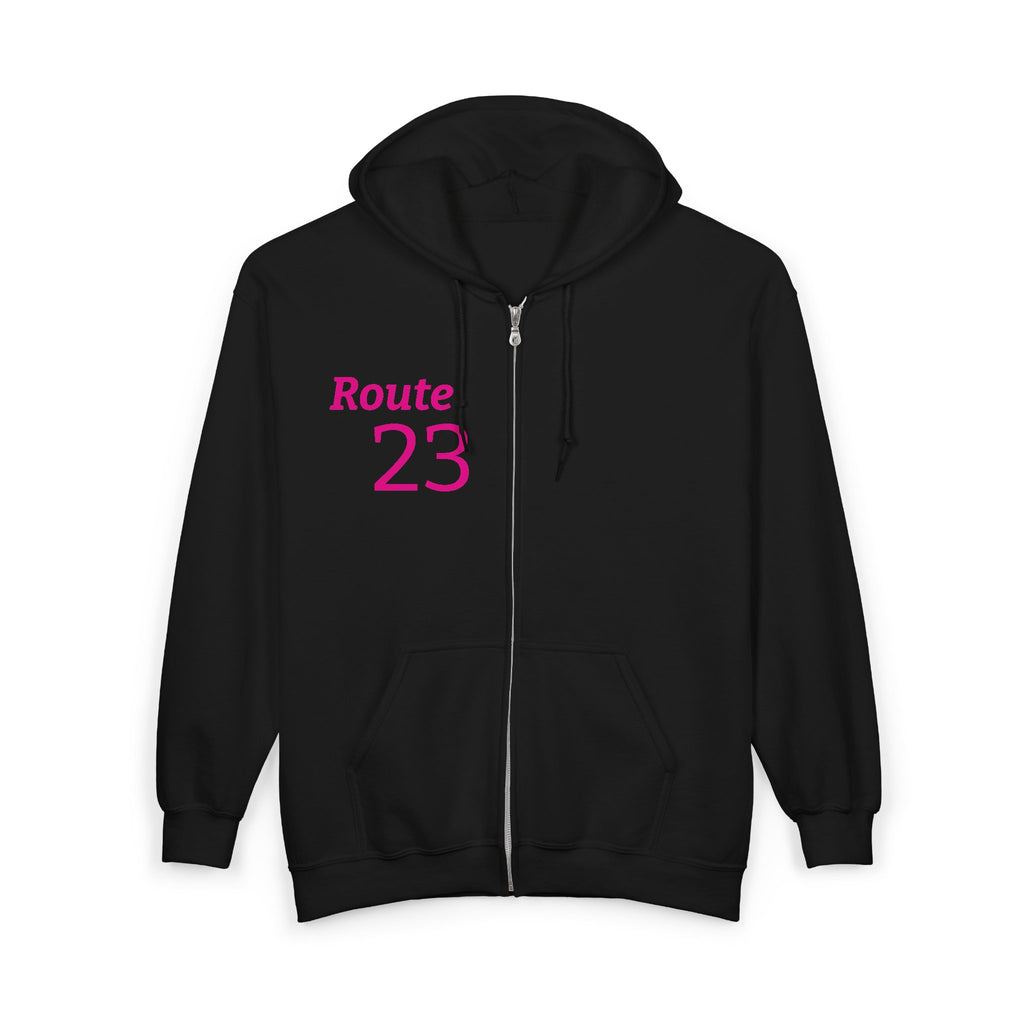Born to Slay Full-Zip Hoodie – Route 23 Graphic Zip-Up