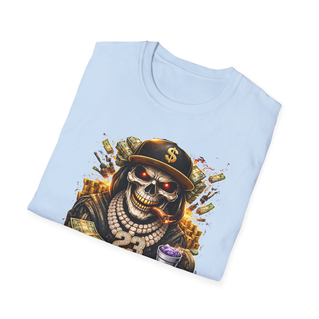 Skull Money Tee — "Respectfully" Streetwear Graphic T-Shirt