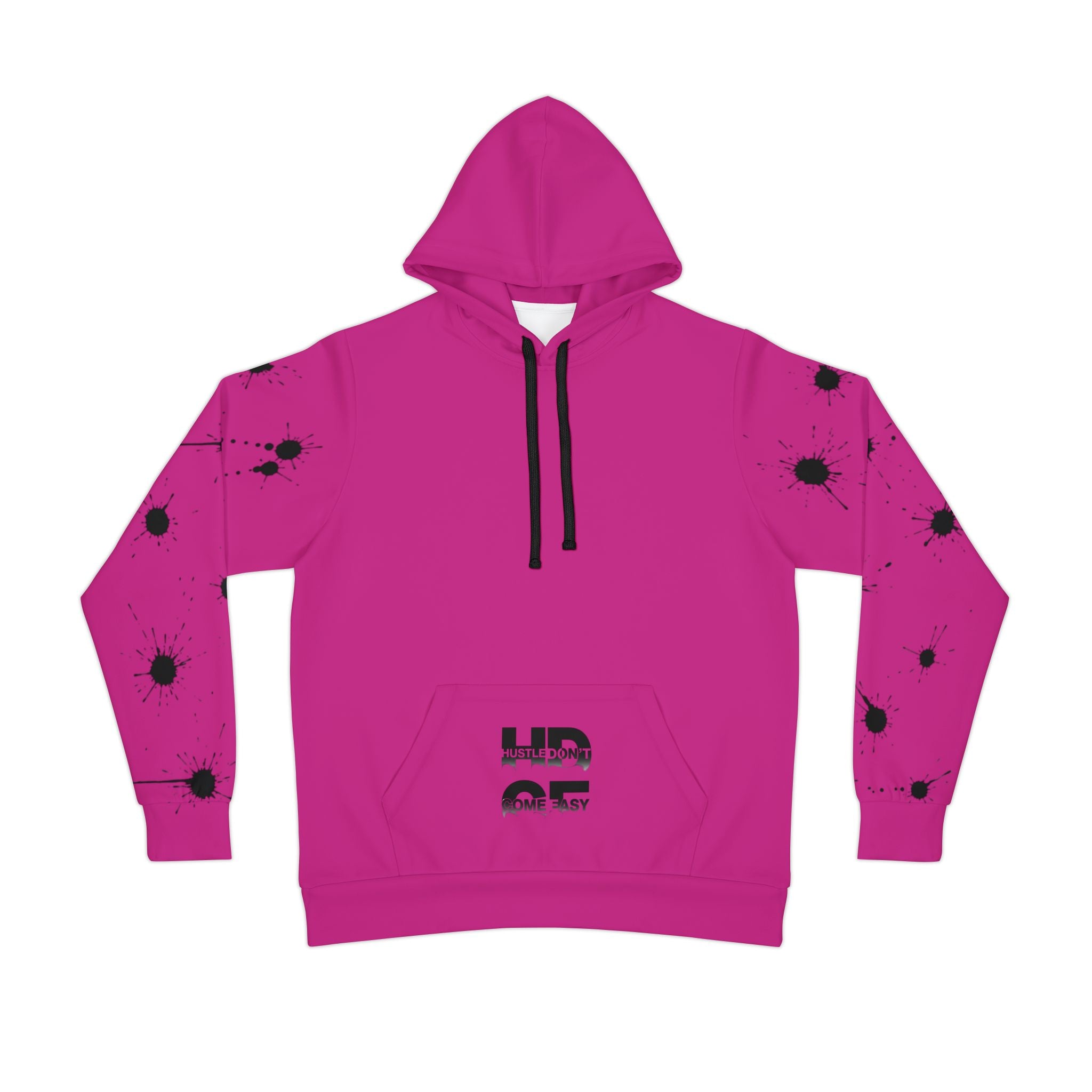 Hustle Don't Come Easy Athletic Hoodie — Motivational Pullover for Gym & Streetwear