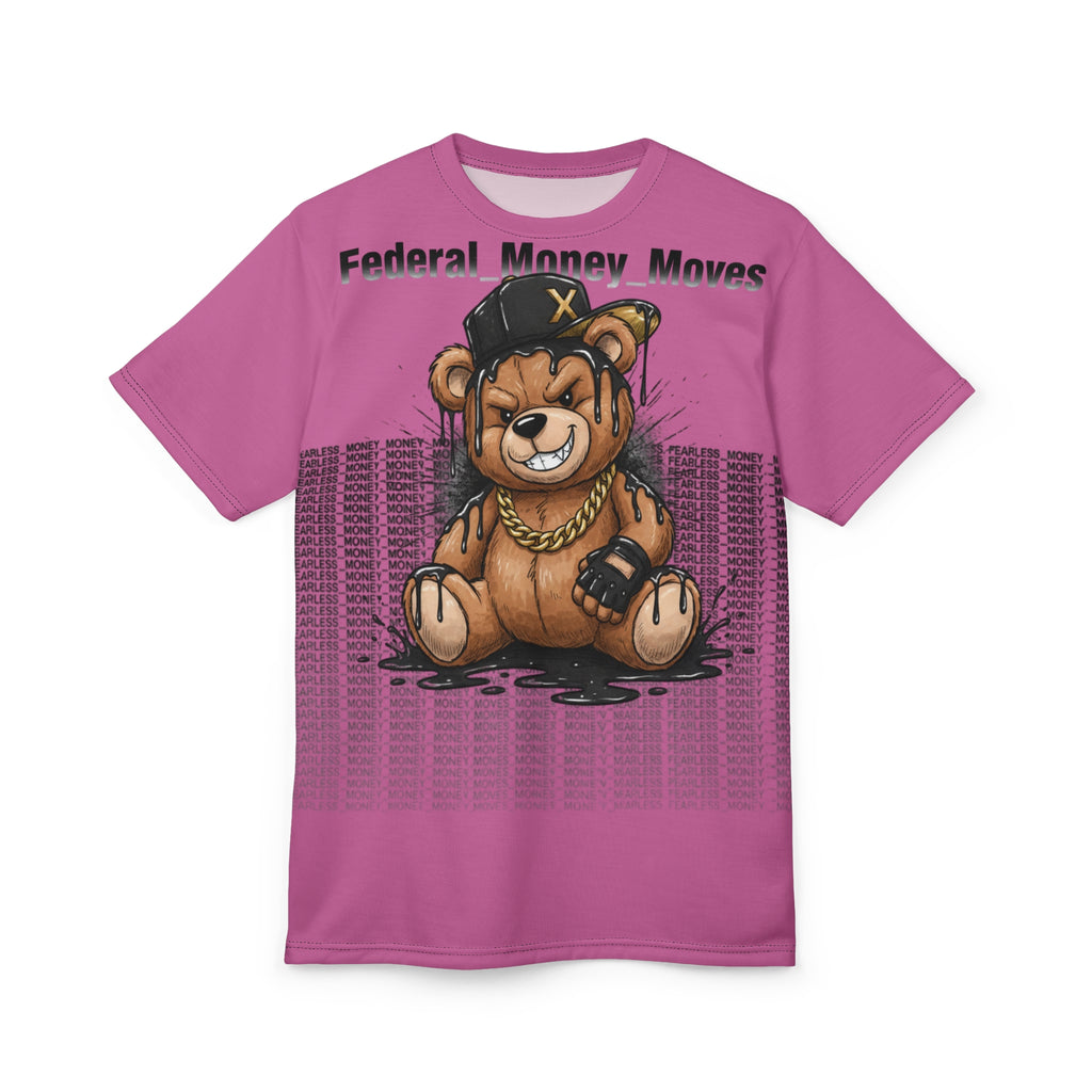 Bear Streetwear Tee — "Federal Money Moves" Graphic T‑Shirt