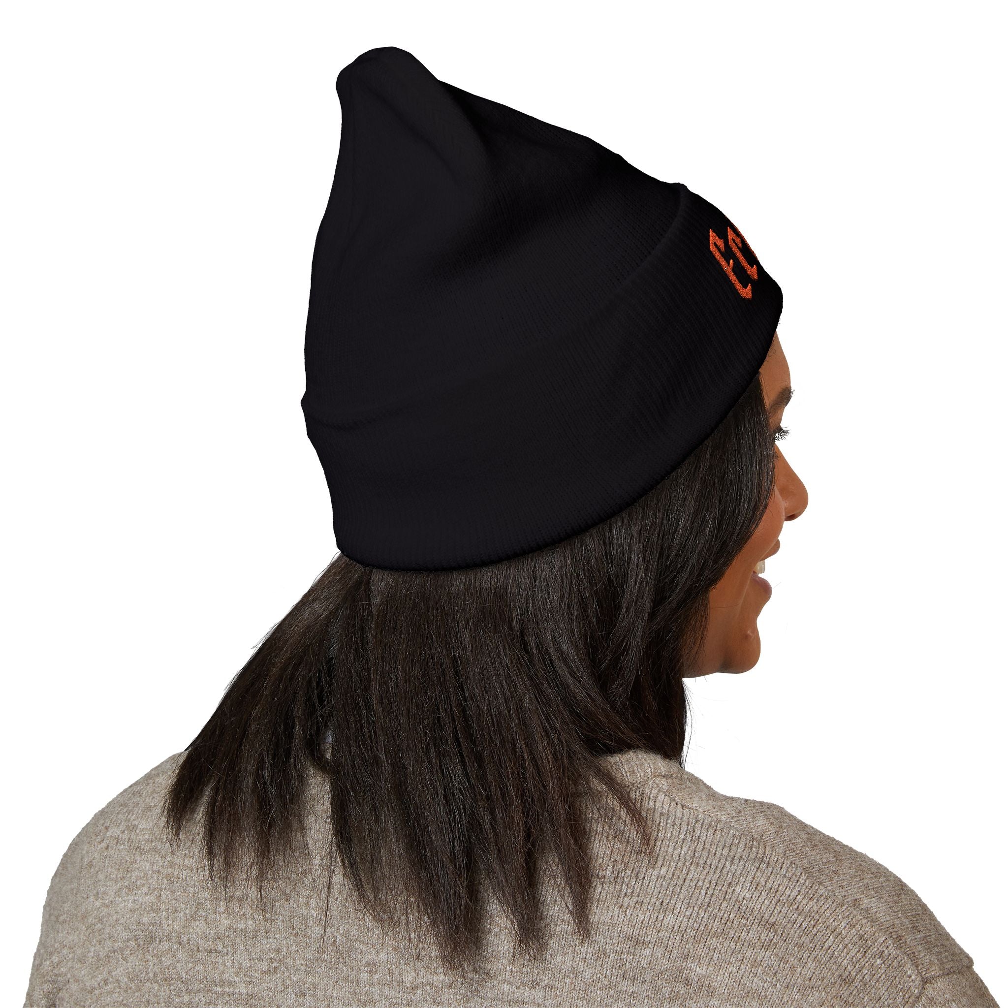 Embroidered 'Echo23' Classic Cuffed Beanie — Cozy Streetwear Knit Hat