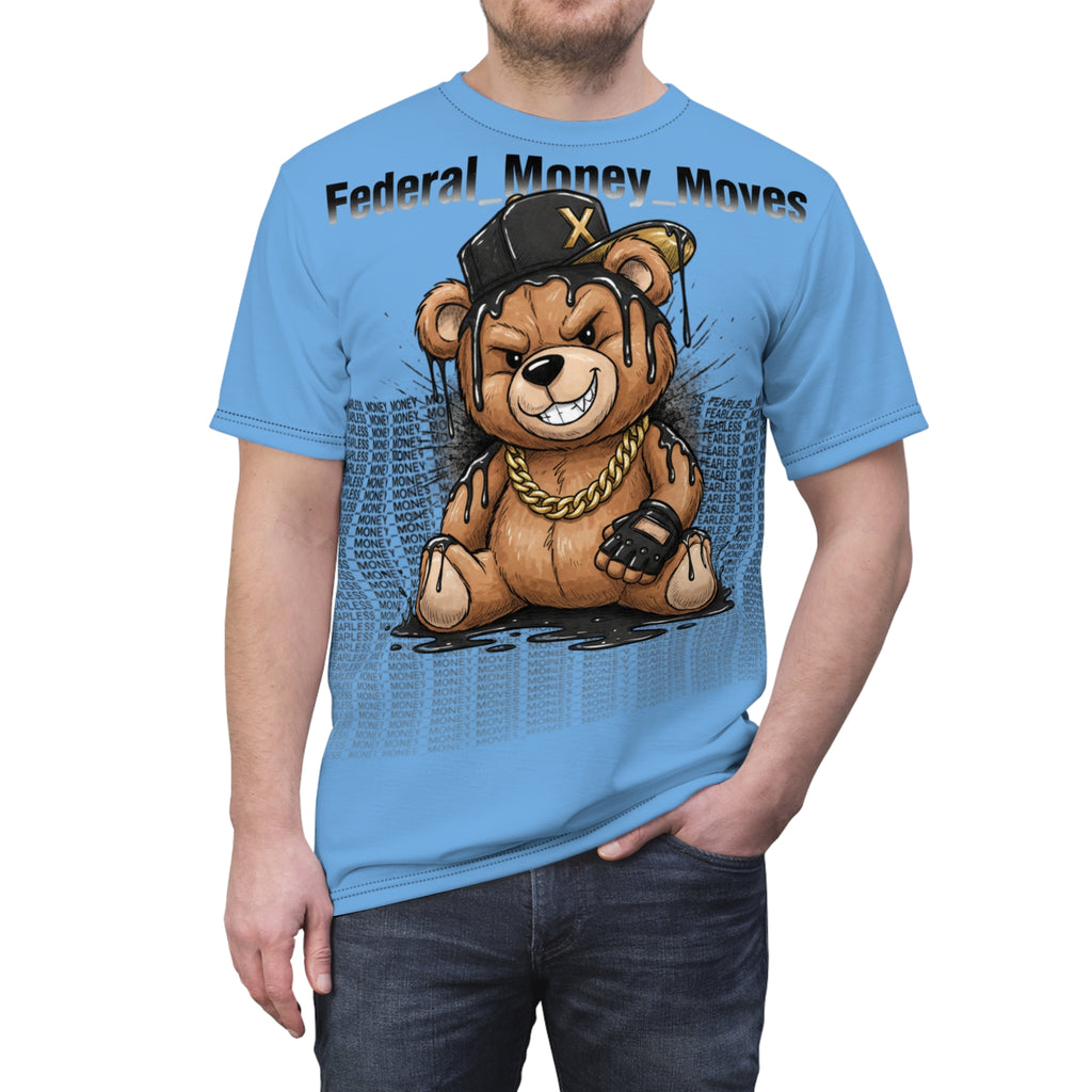 Bear Streetwear Tee — "Federal Money Moves" Graphic T‑Shirt