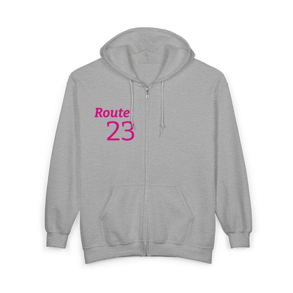Born to Slay Full-Zip Hoodie – Route 23 Graphic Zip-Up
