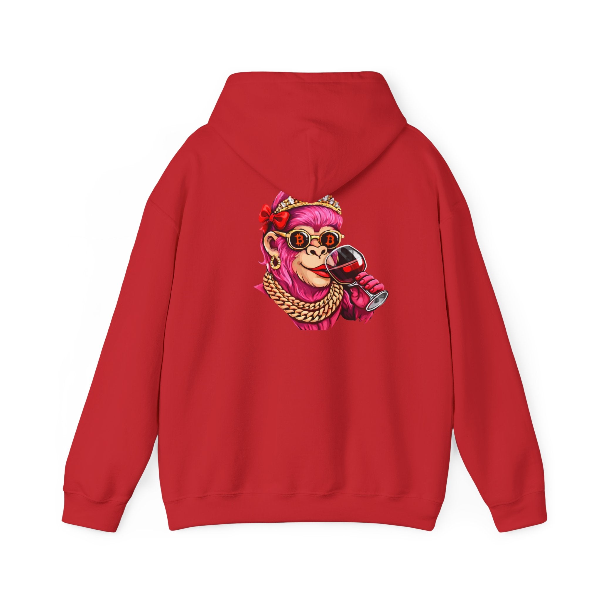 Hoodie — "She Doesn't Wear a Crown, She Wears It" Floral Empowerment Pullover