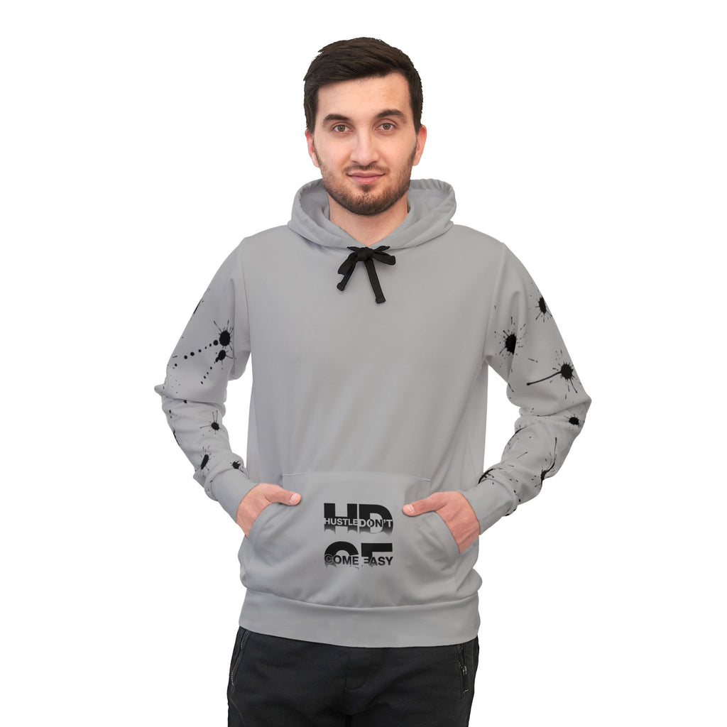 Hustle Don't Come Easy Athletic Hoodie — Motivational Pullover for Gym & Streetwear