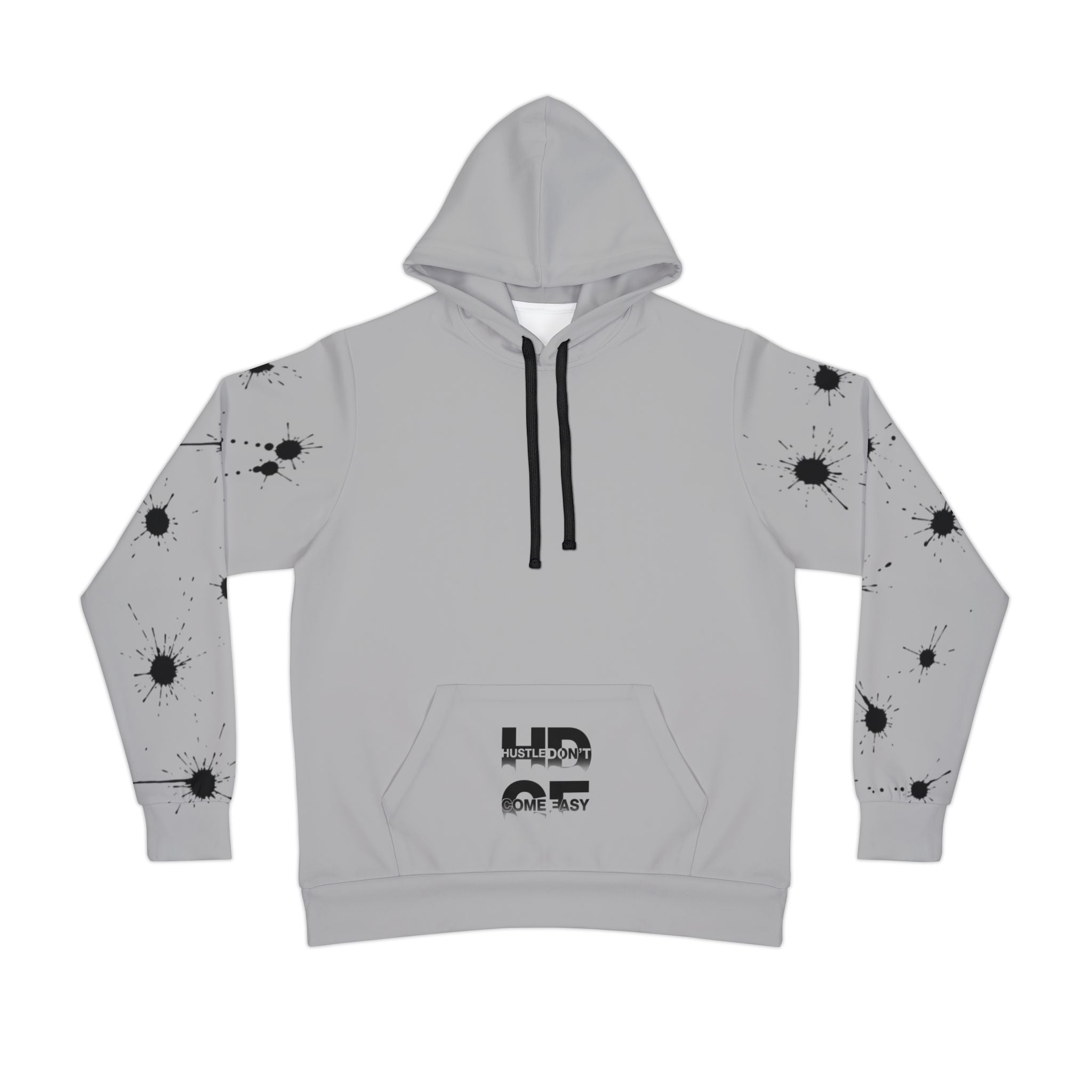 Hustle Don't Come Easy Athletic Hoodie — Motivational Pullover for Gym & Streetwear