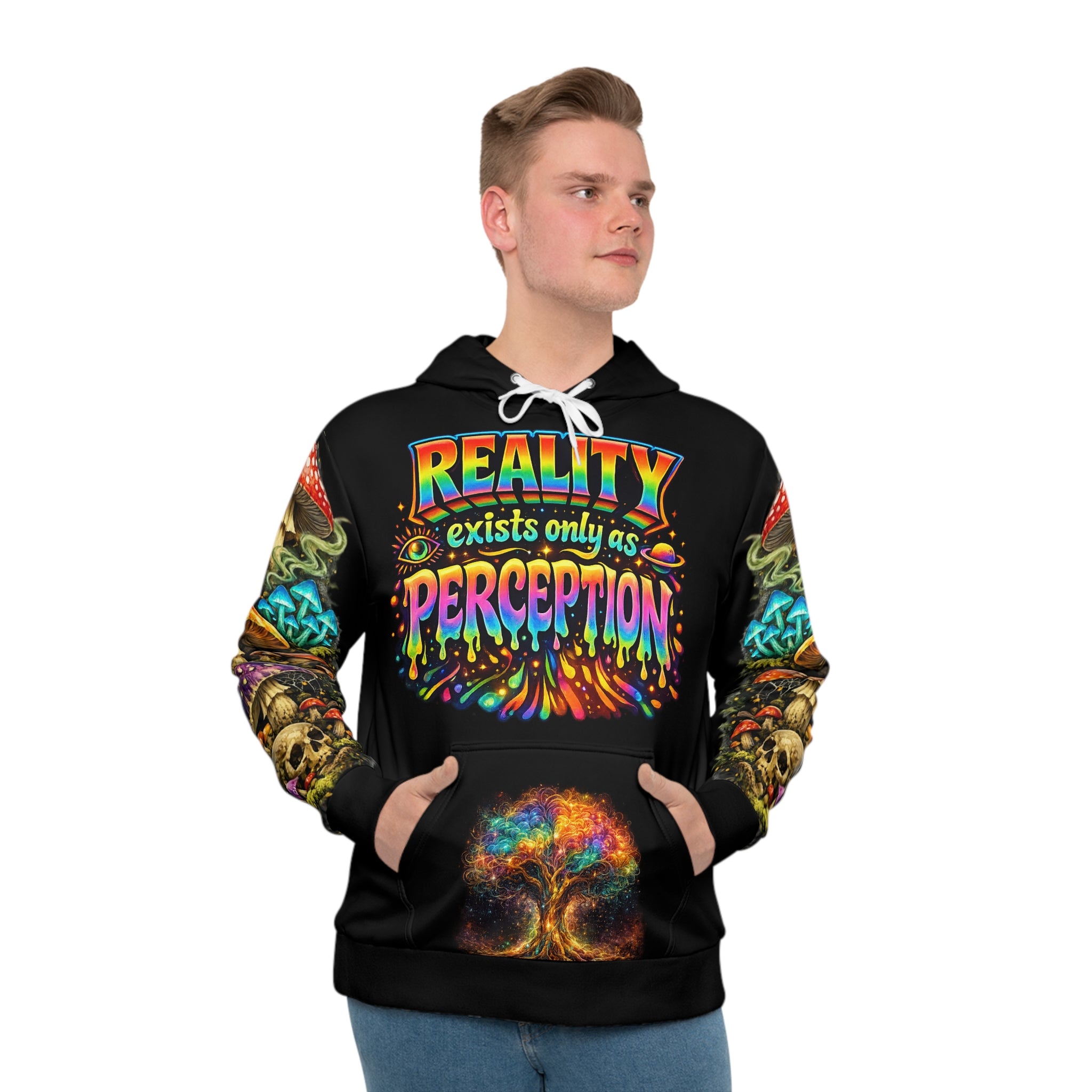 Psychedelic "Reality is Only as Perception" Hoodie
