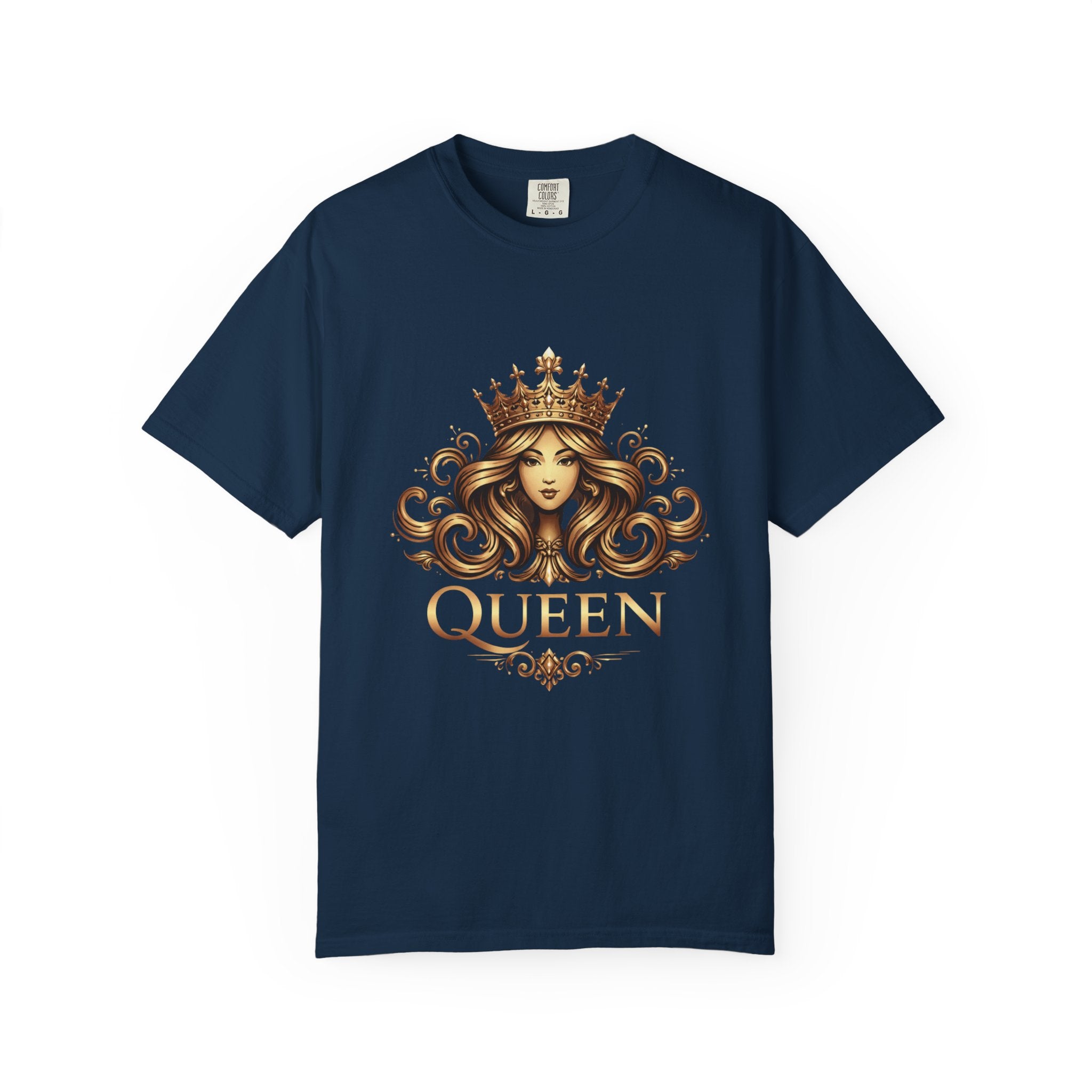 Queen Crown Graphic T-Shirt — Regal Women’s King/Queen Tee