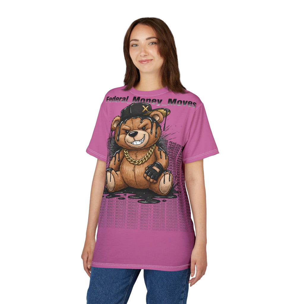 Bear Streetwear Tee — "Federal Money Moves" Graphic T‑Shirt
