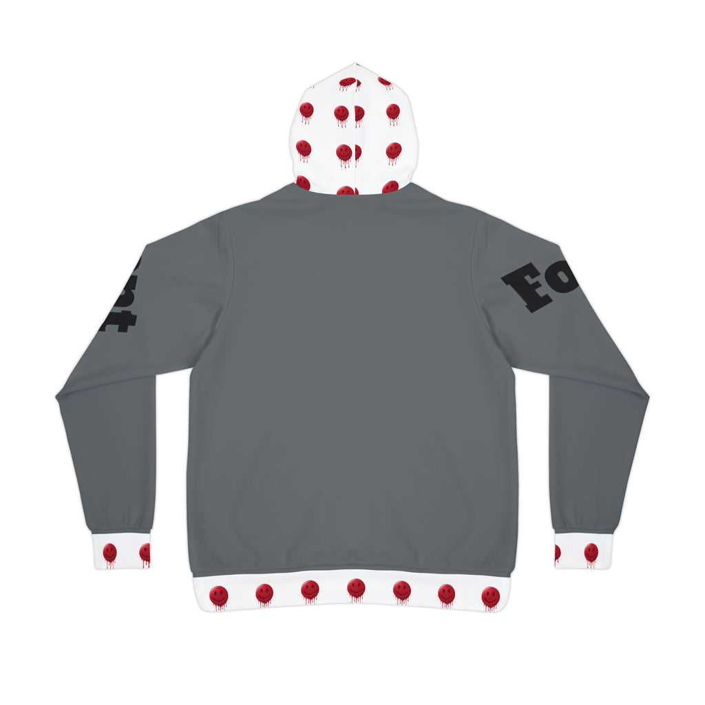 Gray-PolkaDot Echo 23 Athletic Hoodie