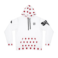 White-Polka Dot Echo 23 Athletic Hoodie