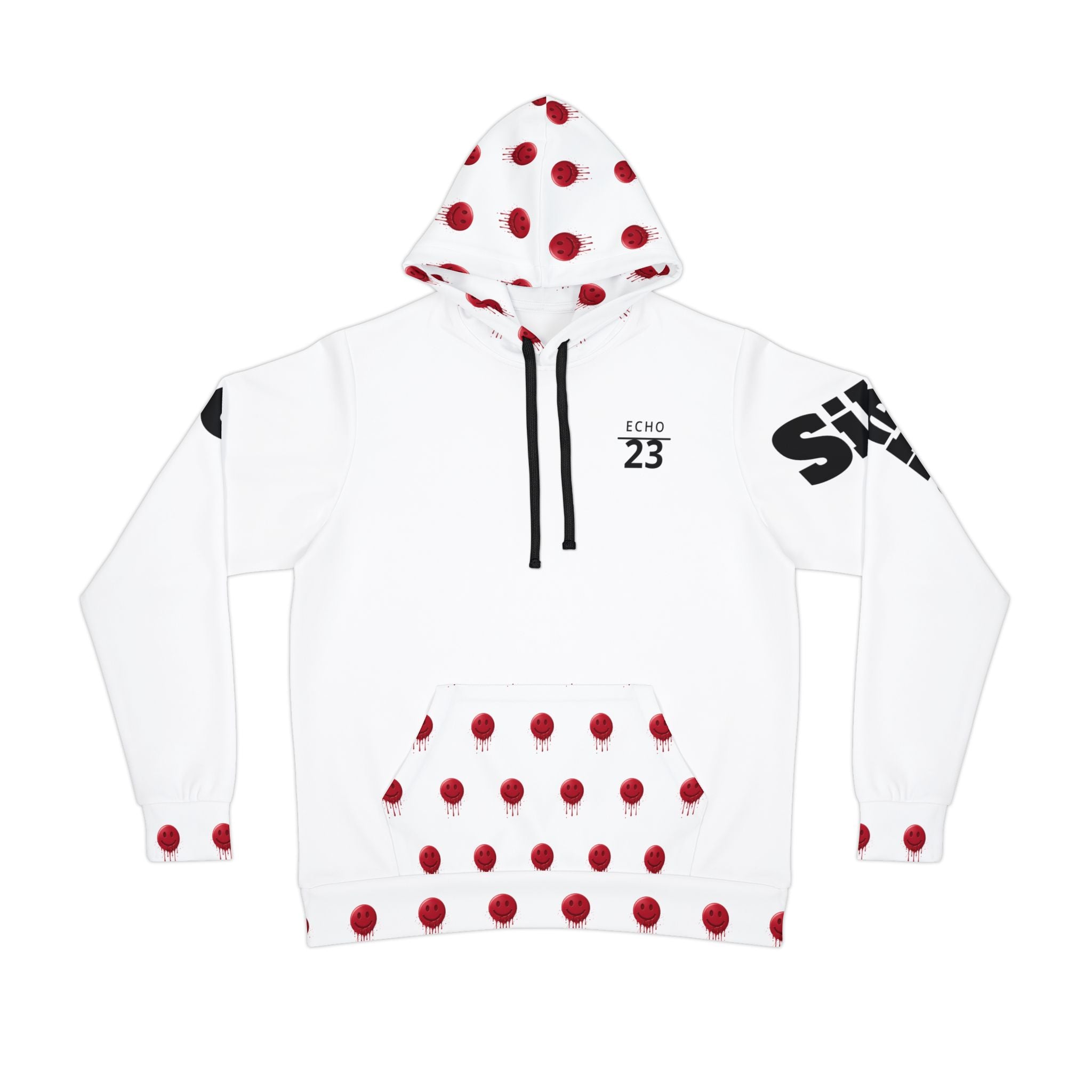 White-Polka Dot Echo 23 Athletic Hoodie