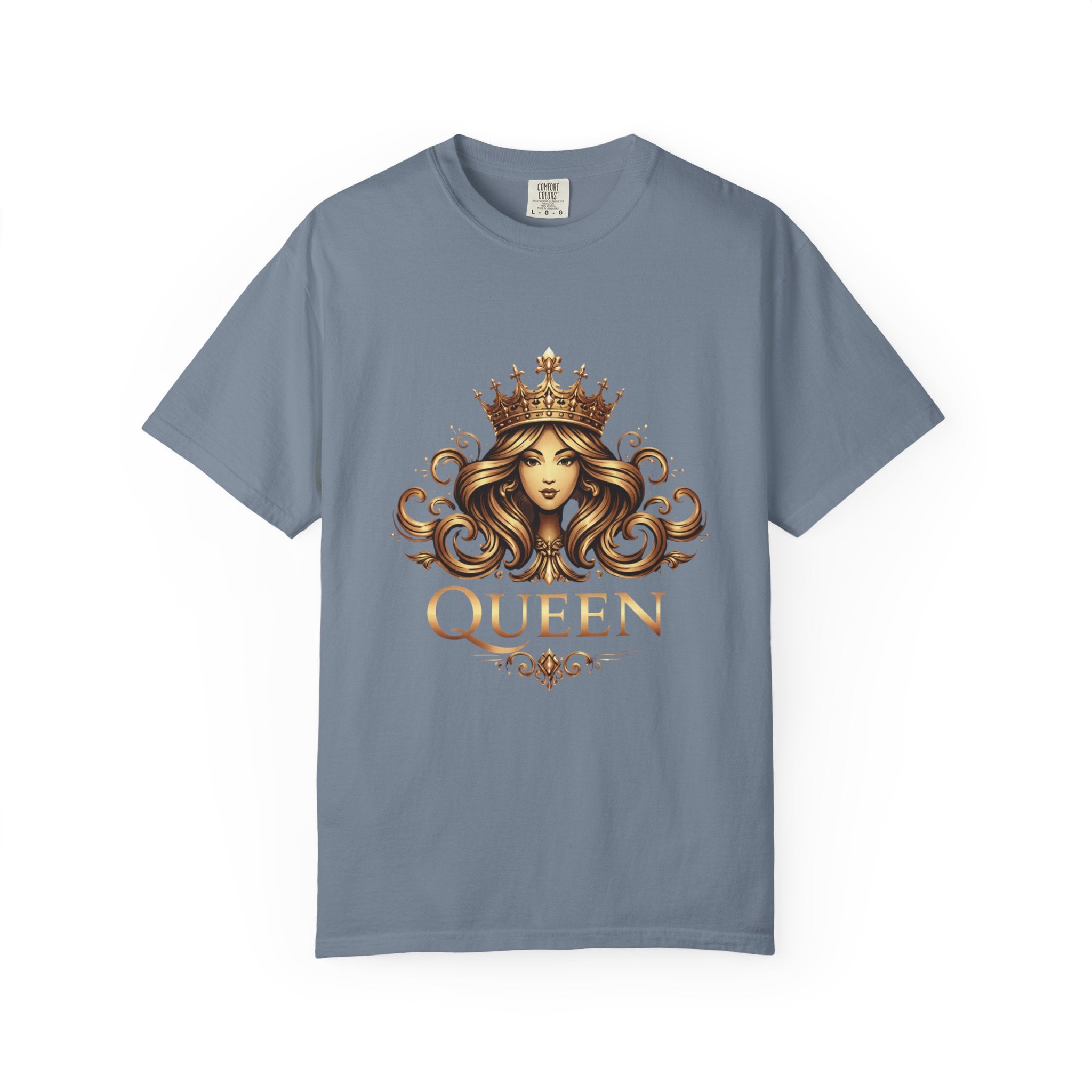 Queen Crown Graphic T-Shirt — Regal Women’s King/Queen Tee