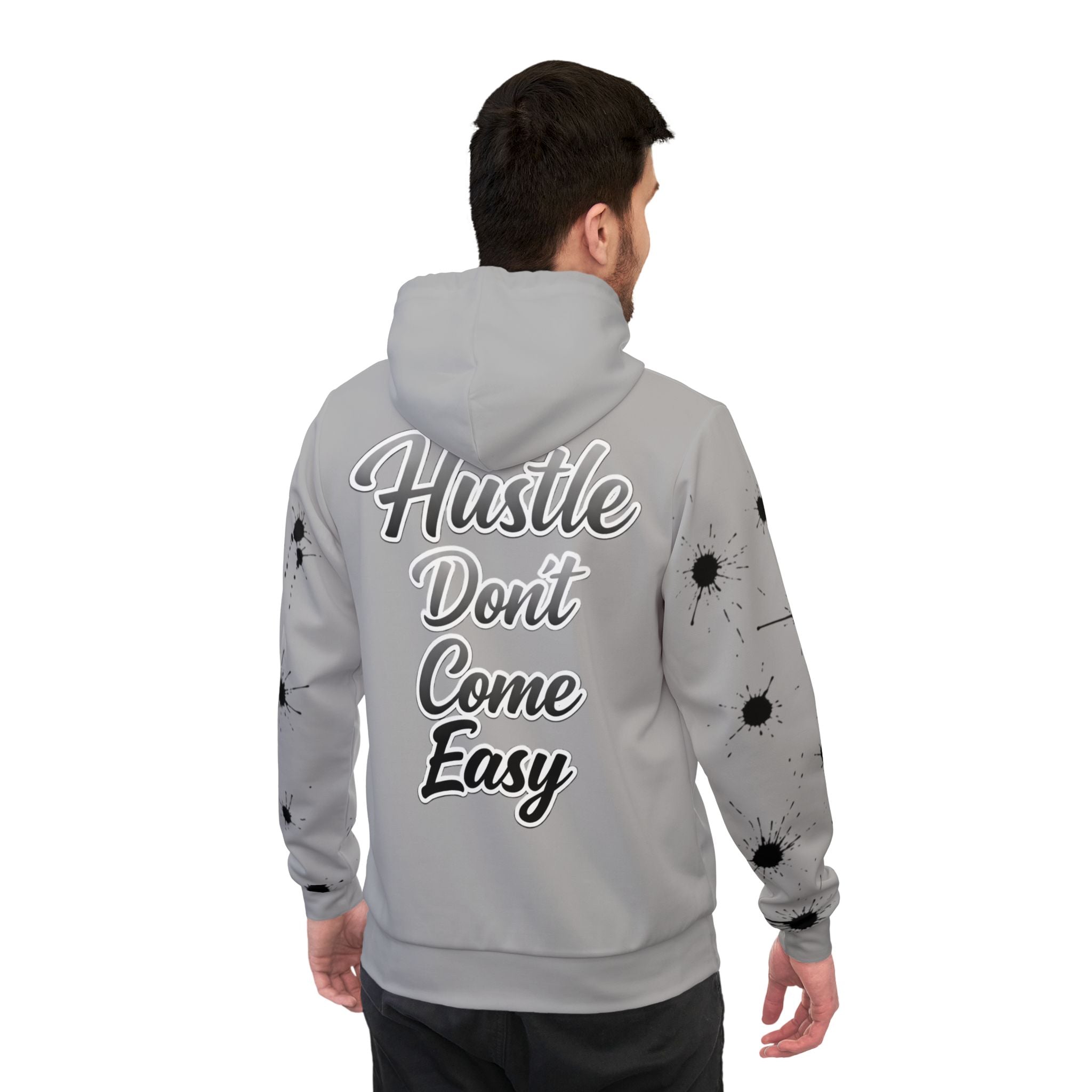 Hustle Don't Come Easy Athletic Hoodie — Motivational Pullover for Gym & Streetwear