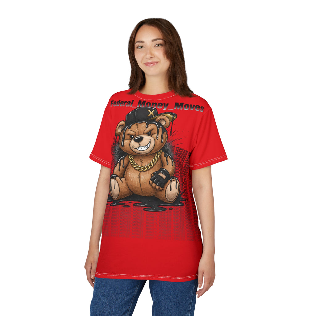 Bear Streetwear Tee — "Federal Money Moves" Graphic T‑Shirt