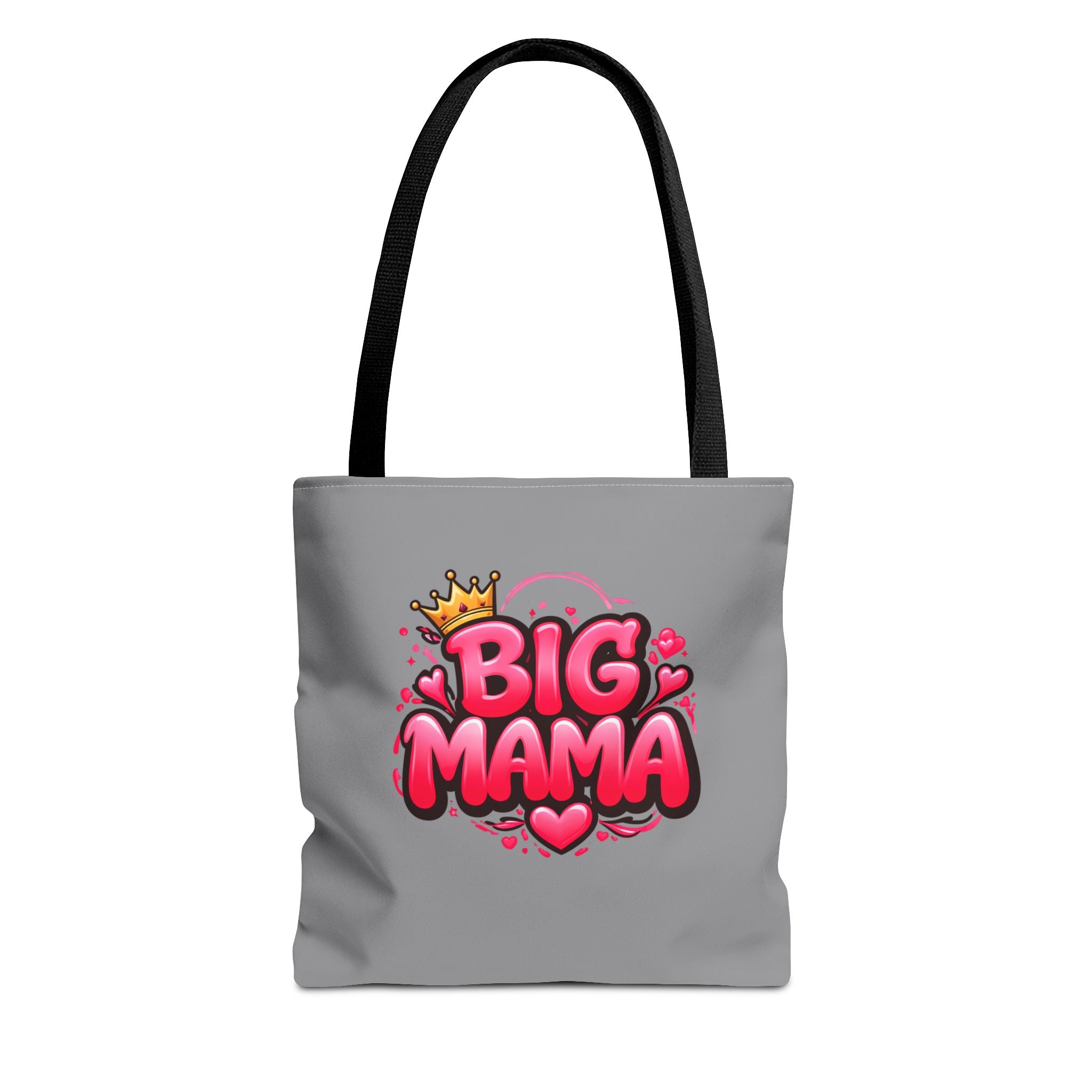 Big Mama Tote Bag — Cute Pink Crown Graphic Tote for Moms, Mother’s Day Gift