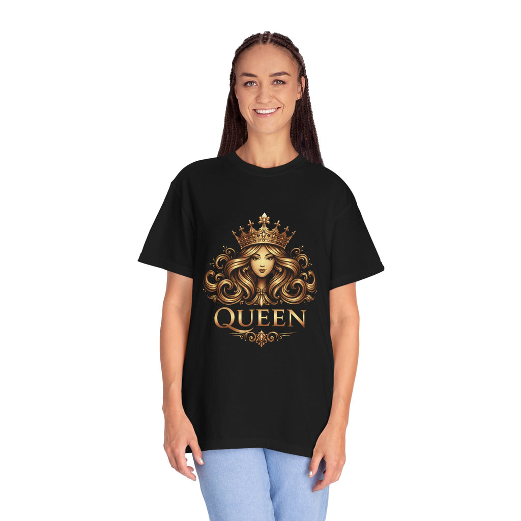 Queen Crown Graphic T-Shirt — Regal Women’s King/Queen Tee