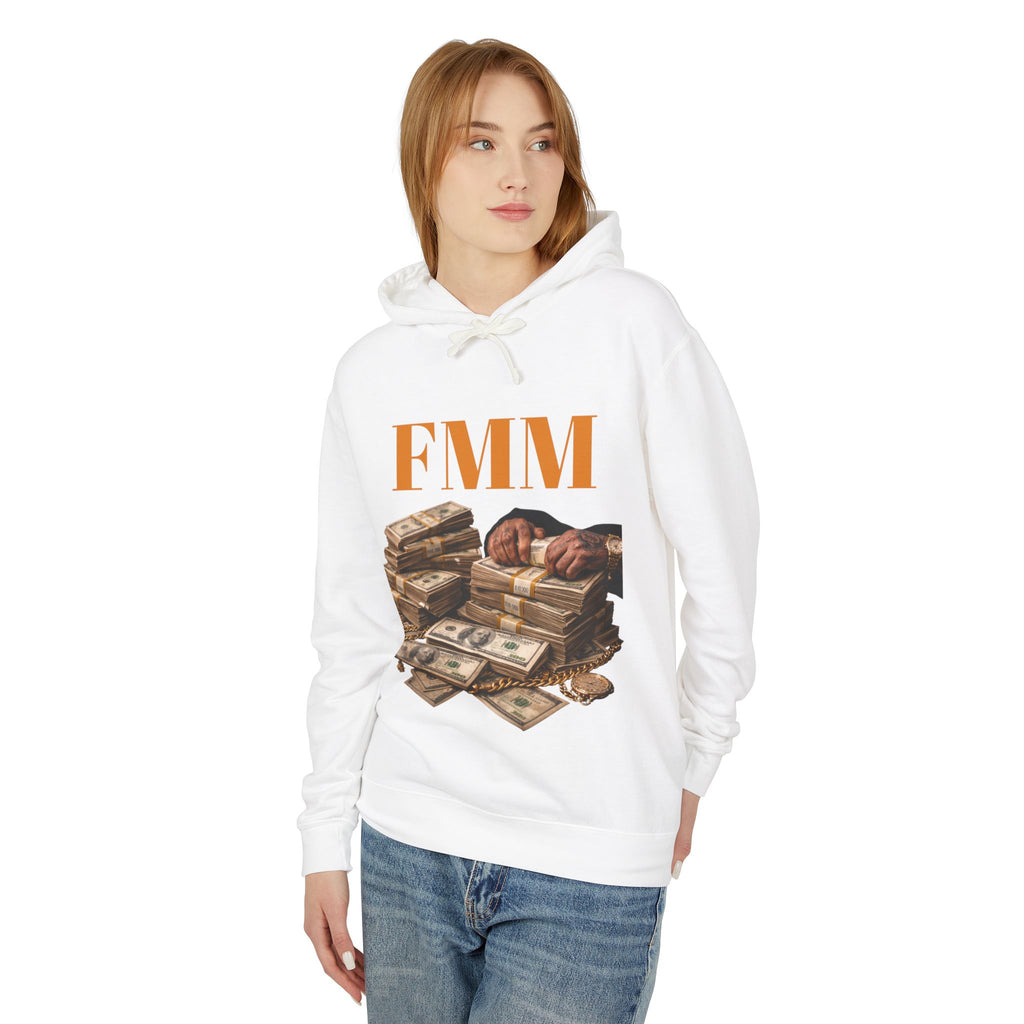 FMM Cash Pile Hoodie — Fearless Money Moves Graphic Hooded Sweatshirt