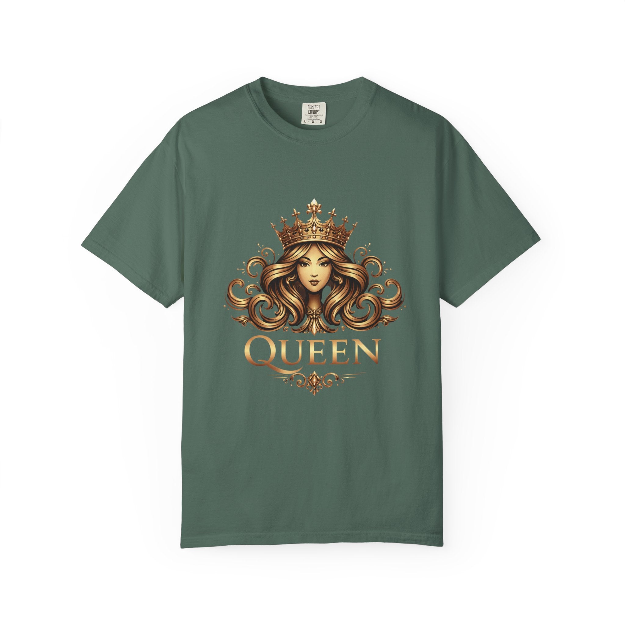 Queen Crown Graphic T-Shirt — Regal Women’s King/Queen Tee