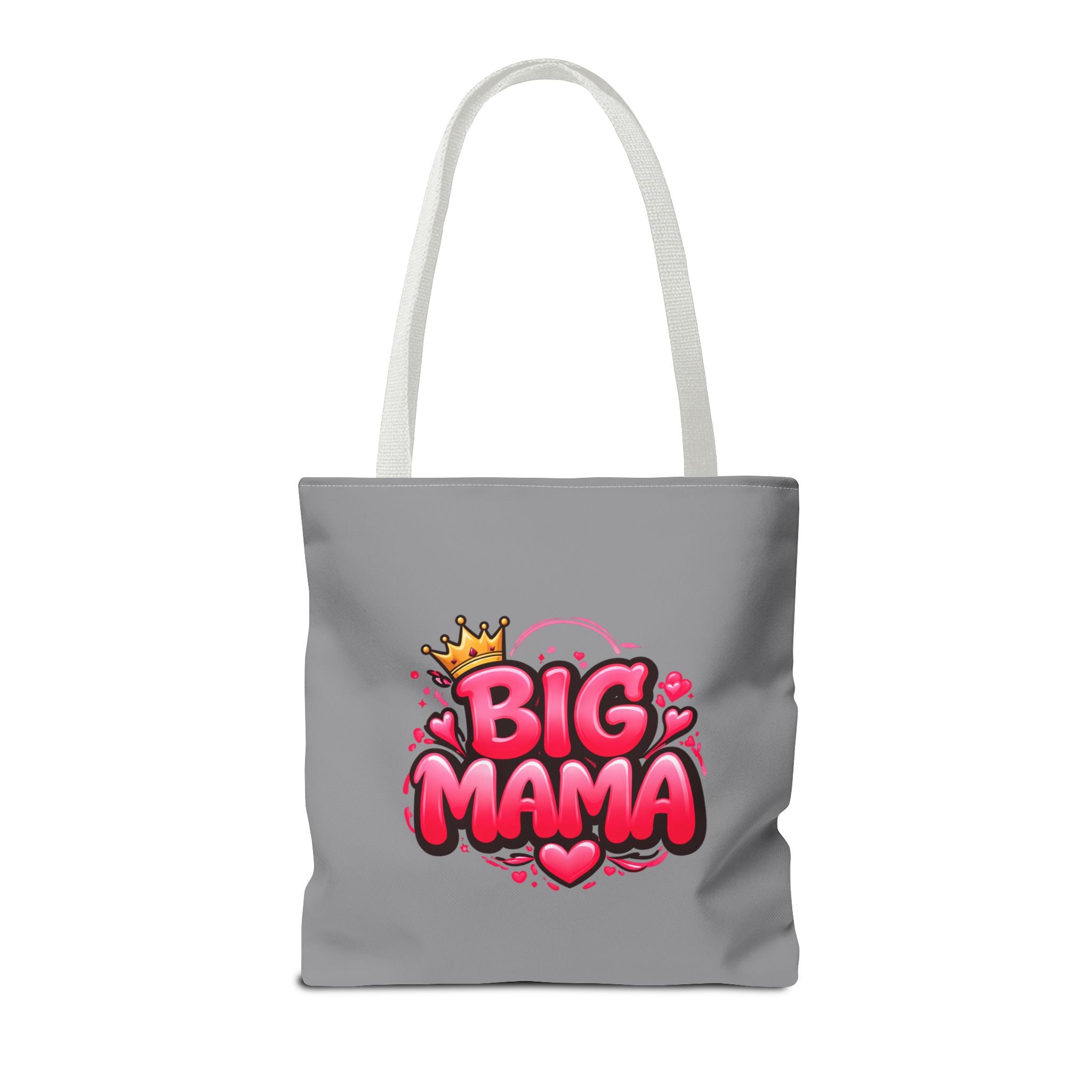 Big Mama Tote Bag — Cute Pink Crown Graphic Tote for Moms, Mother’s Day Gift