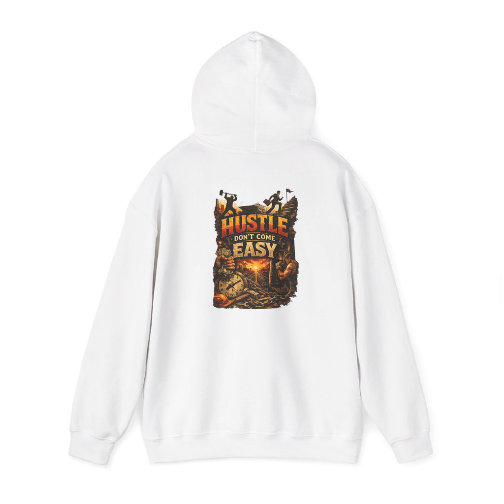Grind Hoodie — “Hustle Isn’t Easy” Motivational Streetwear Hoodie