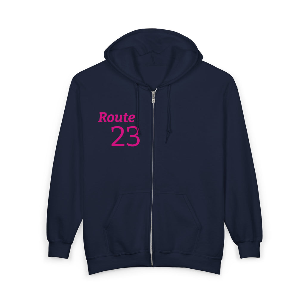 Born to Slay Full-Zip Hoodie – Route 23 Graphic Zip-Up