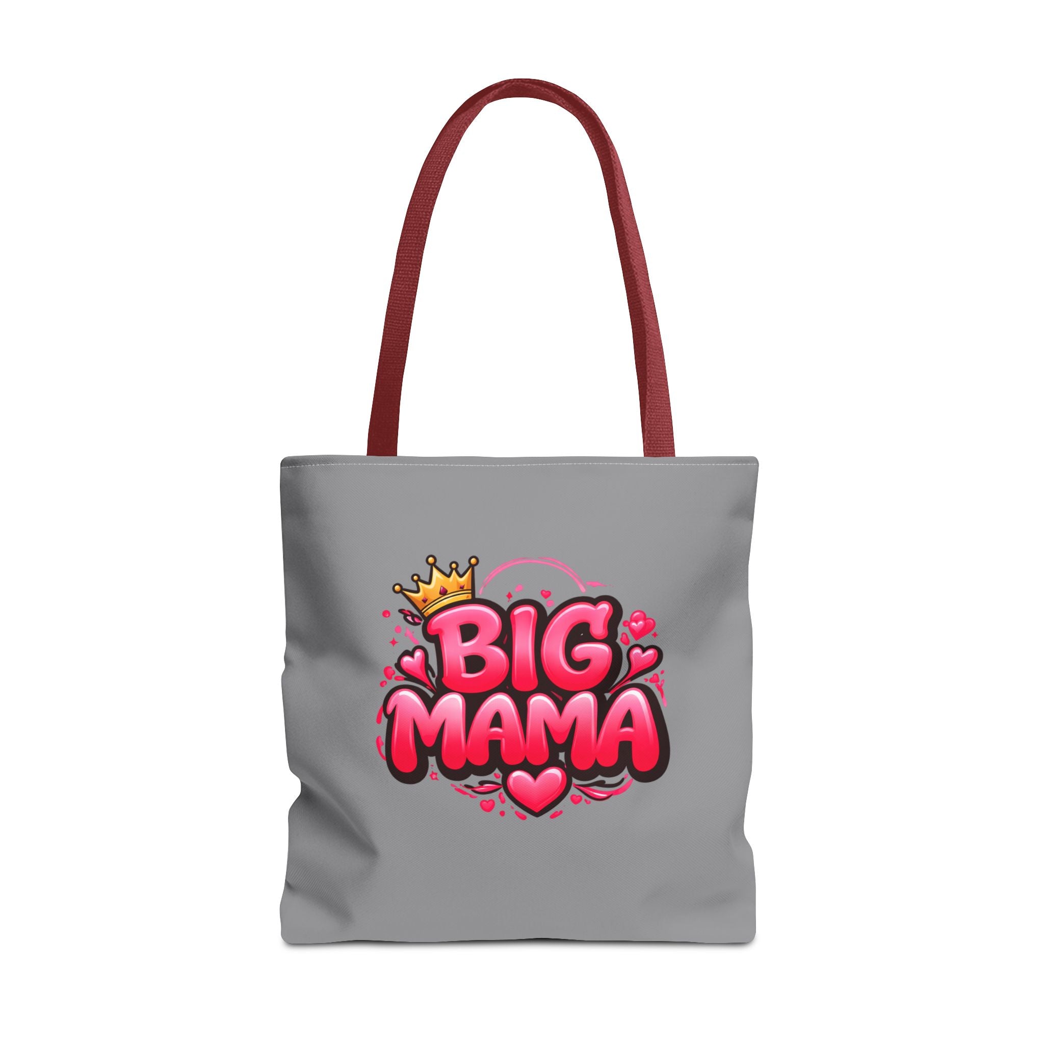 Big Mama Tote Bag — Cute Pink Crown Graphic Tote for Moms, Mother’s Day Gift