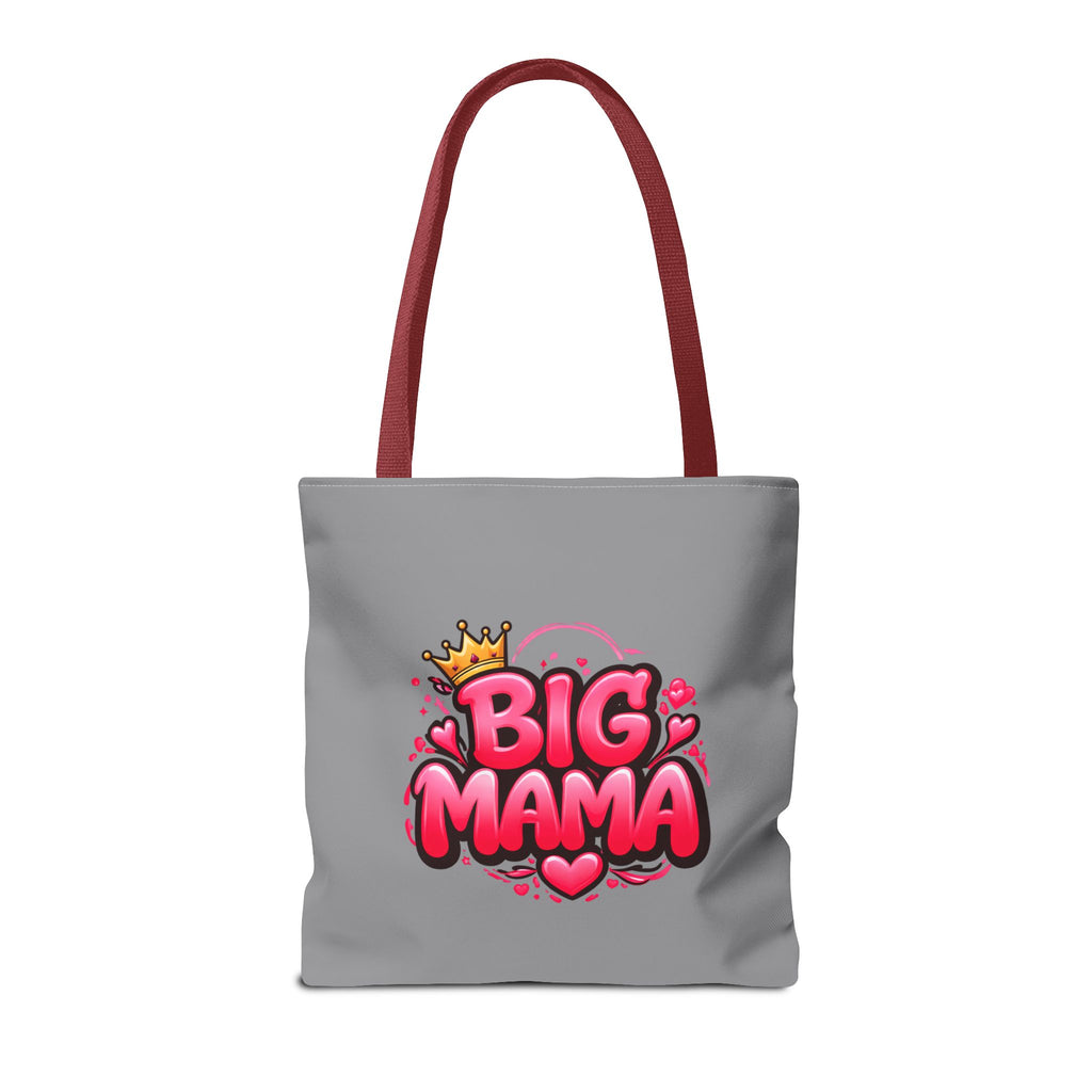 Big Mama Tote Bag — Cute Pink Crown Graphic Tote for Moms, Mother’s Day Gift