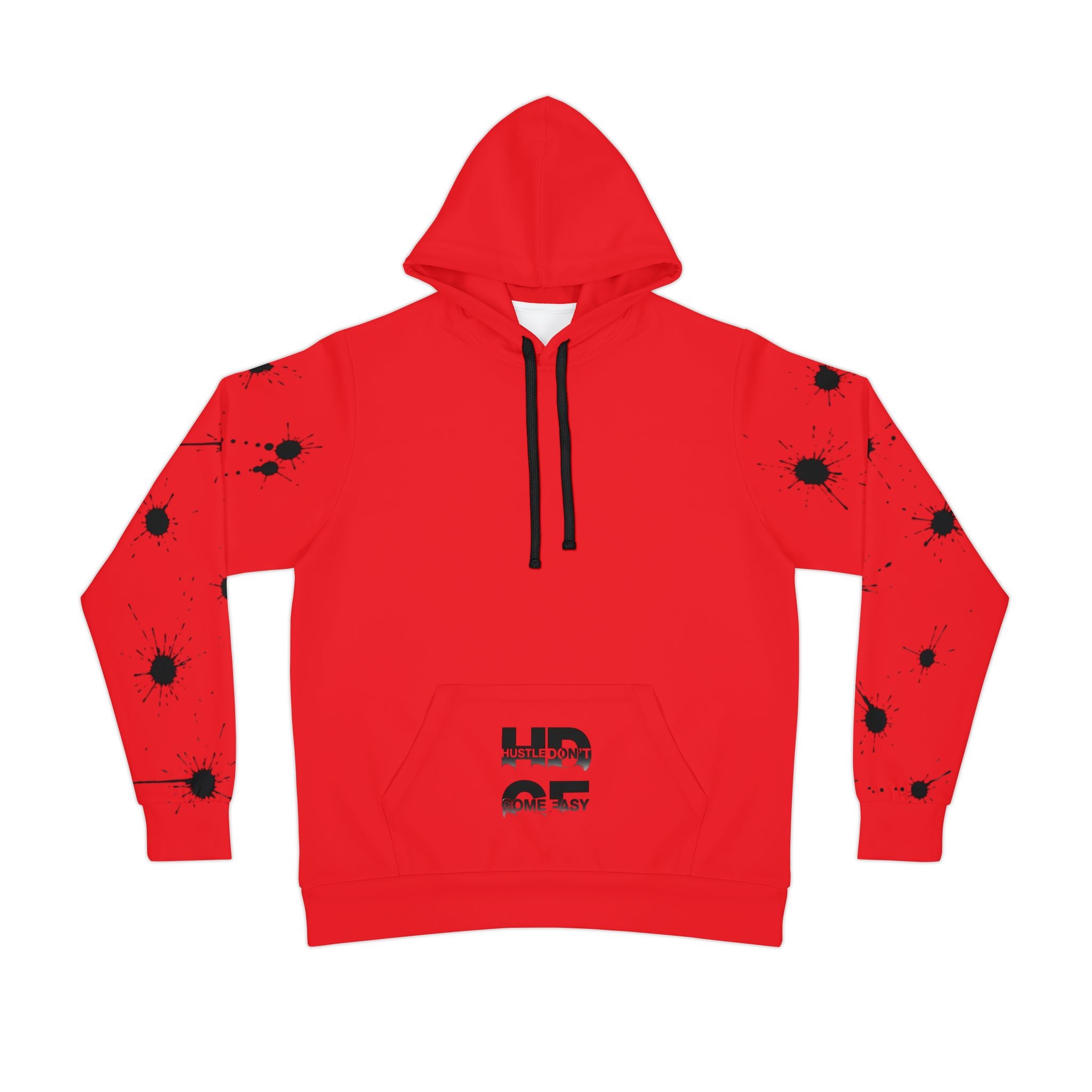 Hustle Don't Come Easy Athletic Hoodie — Motivational Pullover for Gym & Streetwear