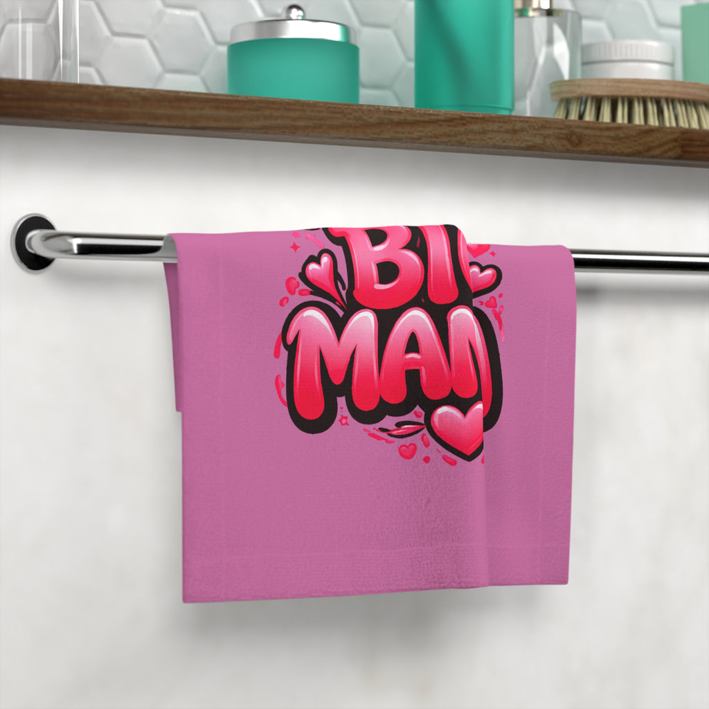 Big Mama Face Towel — Cute Crowned Typography Gift for Moms
