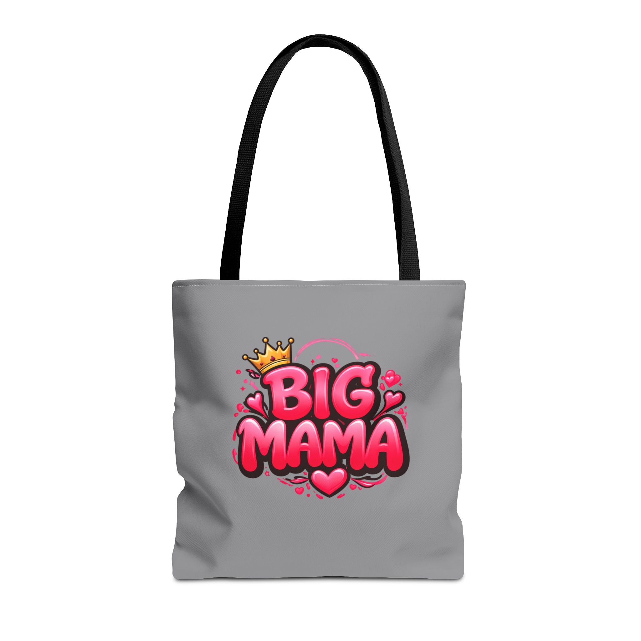 Big Mama Tote Bag — Cute Pink Crown Graphic Tote for Moms, Mother’s Day Gift