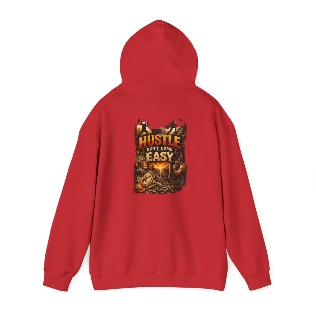 Grind Hoodie — “Hustle Isn’t Easy” Motivational Streetwear Hoodie