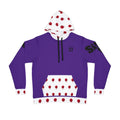 Purple-Polka Dot Echo 23 Athletic Hoodie