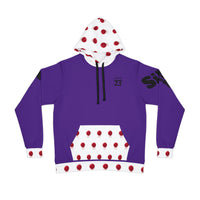 Purple-Polka Dot Echo 23 Athletic Hoodie