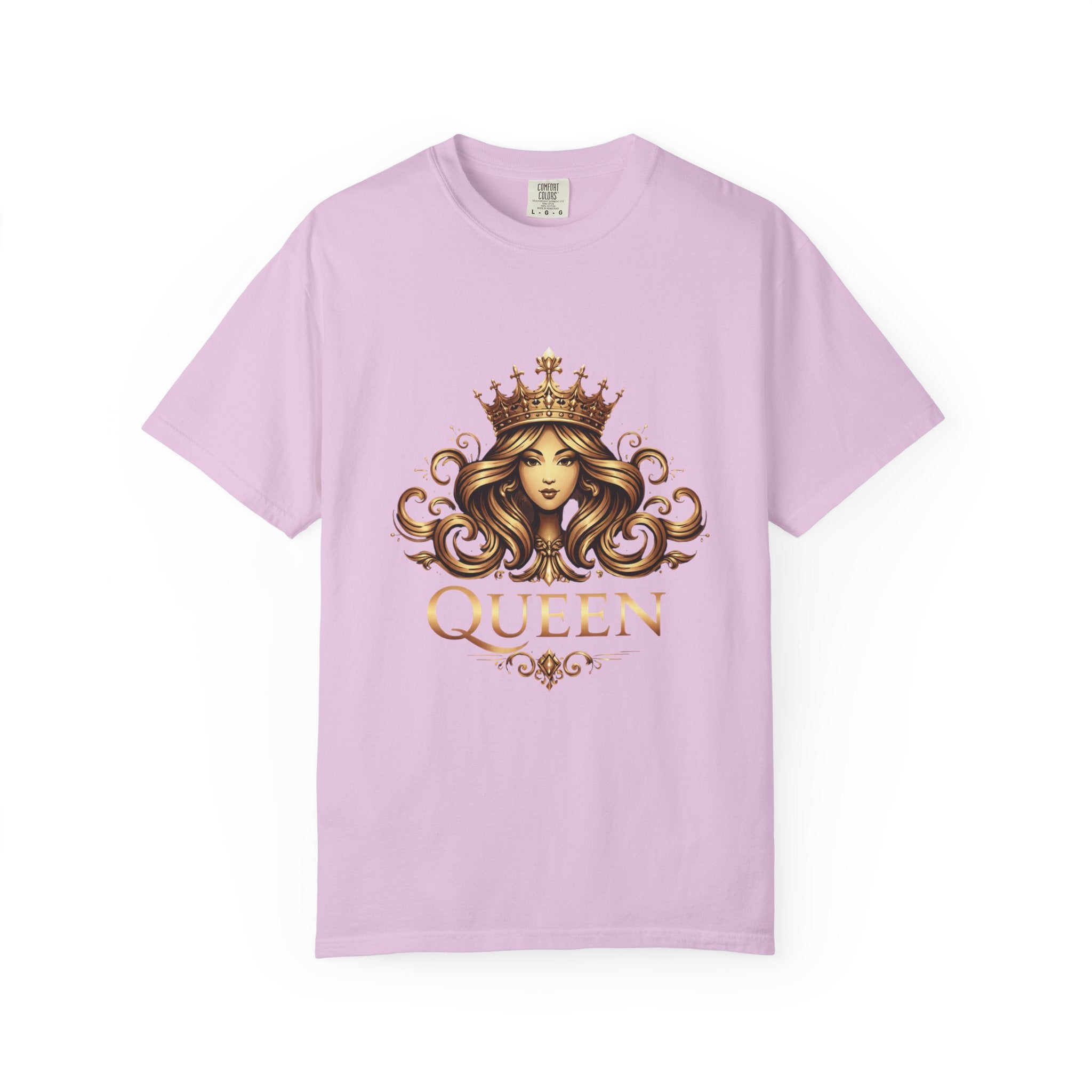 Queen Crown Graphic T-Shirt — Regal Women’s King/Queen Tee