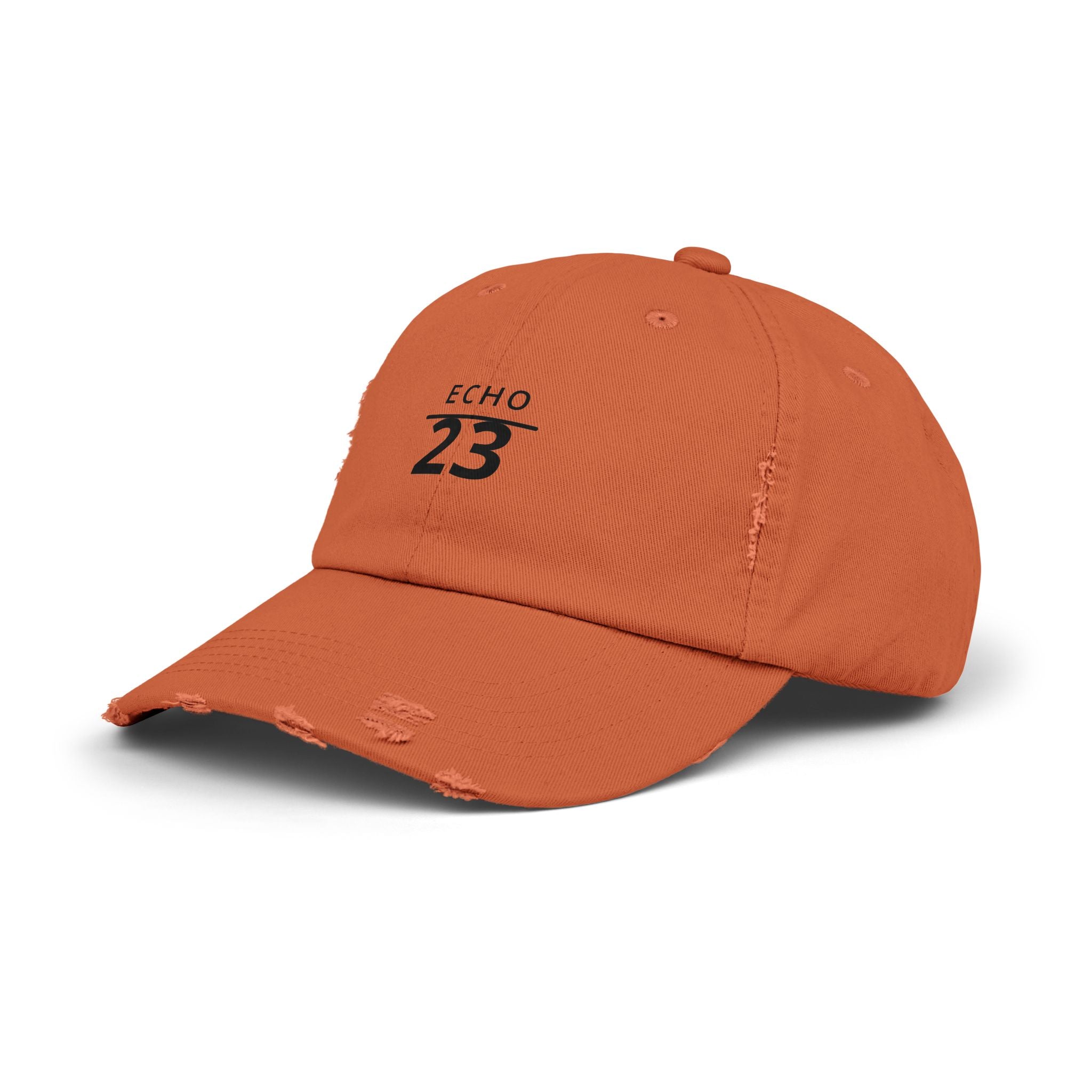 Distressed Echo 23 Baseball Cap — Vintage Washed Dad Hat