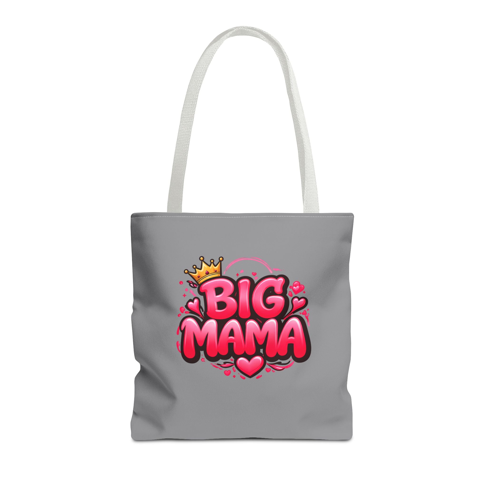 Big Mama Tote Bag — Cute Pink Crown Graphic Tote for Moms, Mother’s Day Gift