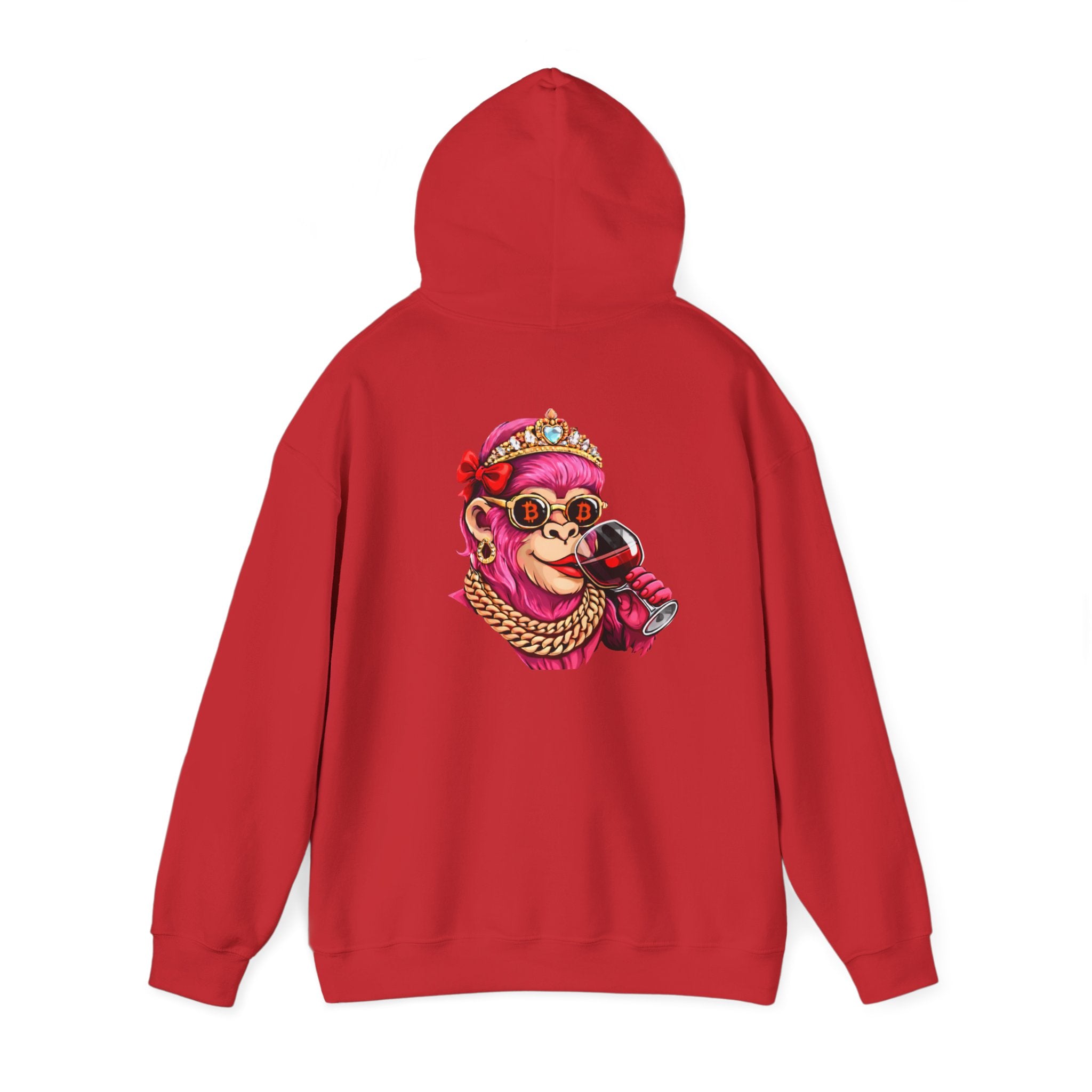 Hoodie — "She Doesn't Wear a Crown, She Wears It" Floral Empowerment Pullover