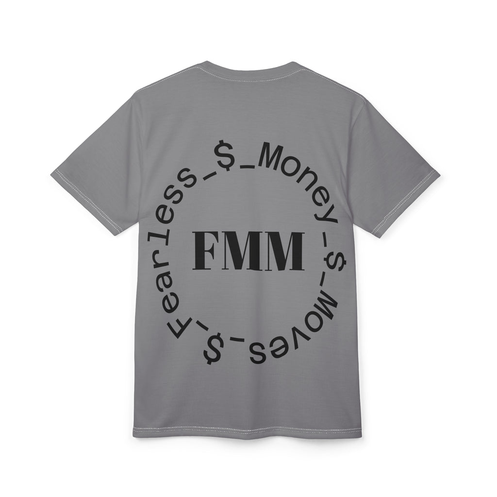 Skull Hustle All-Over Print Tee — Money, Chains & No.23 Urban Graphic Shirt