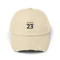 Distressed Echo 23 Baseball Cap — Vintage Washed Dad Hat
