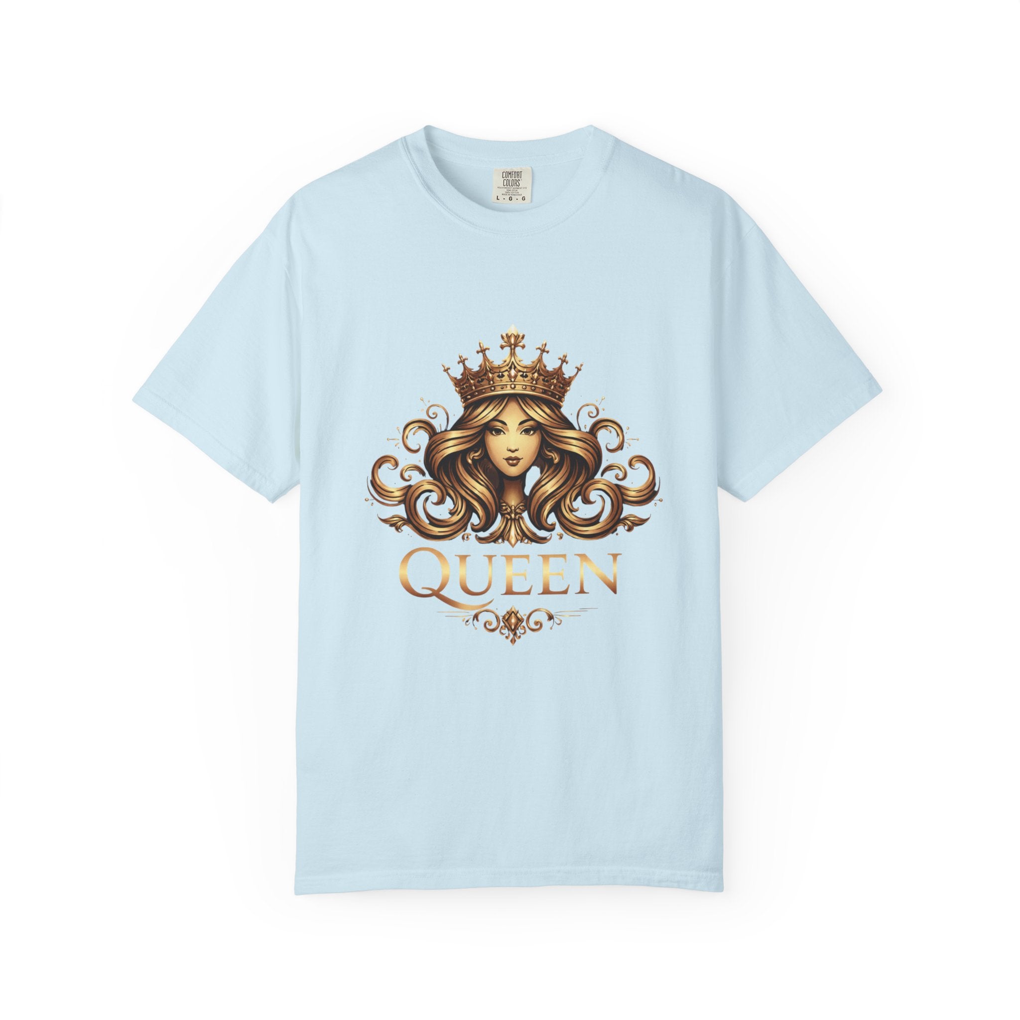 Queen Crown Graphic T-Shirt — Regal Women’s King/Queen Tee