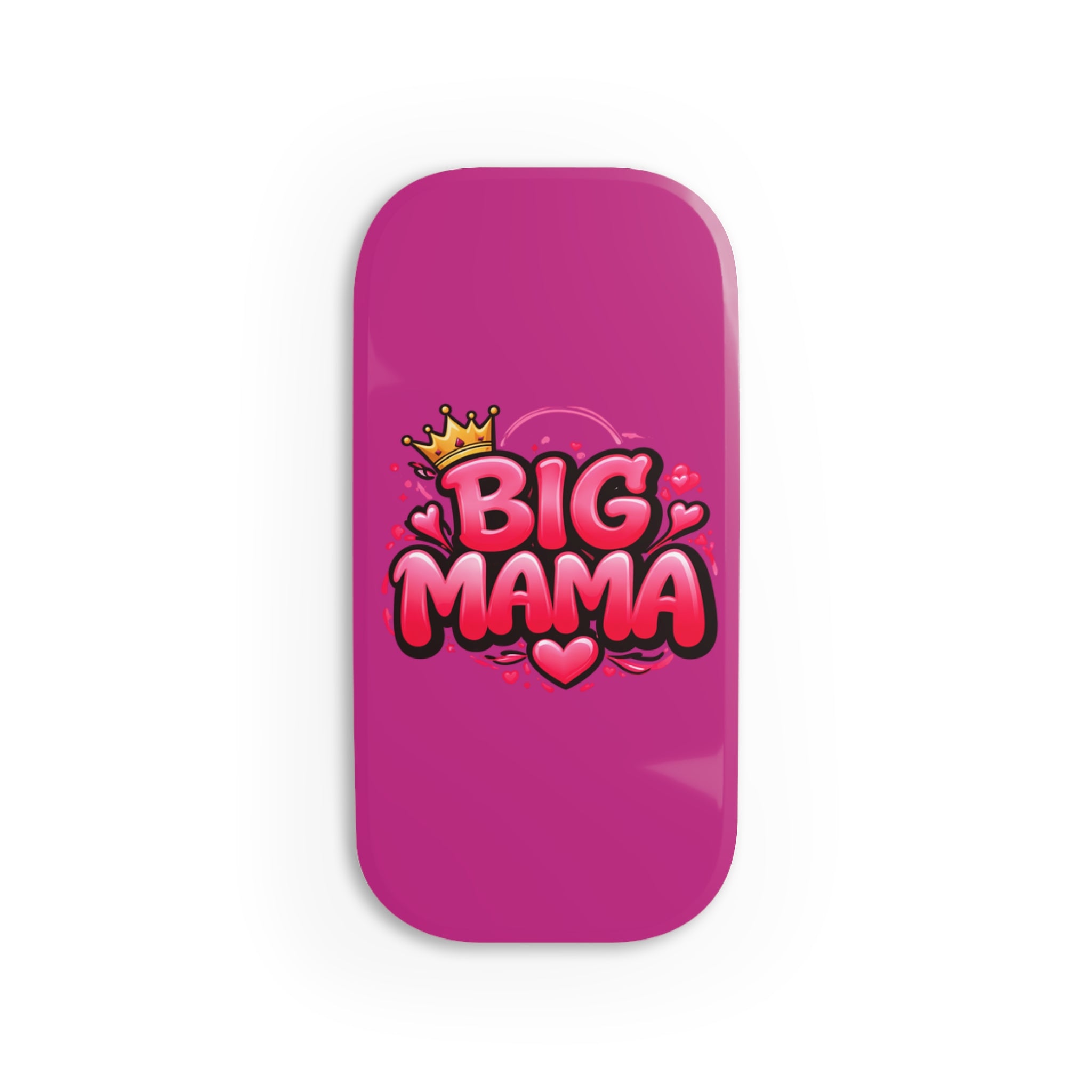 Big Mama Phone Grip - Pink Click-On Phone Stand & Holder