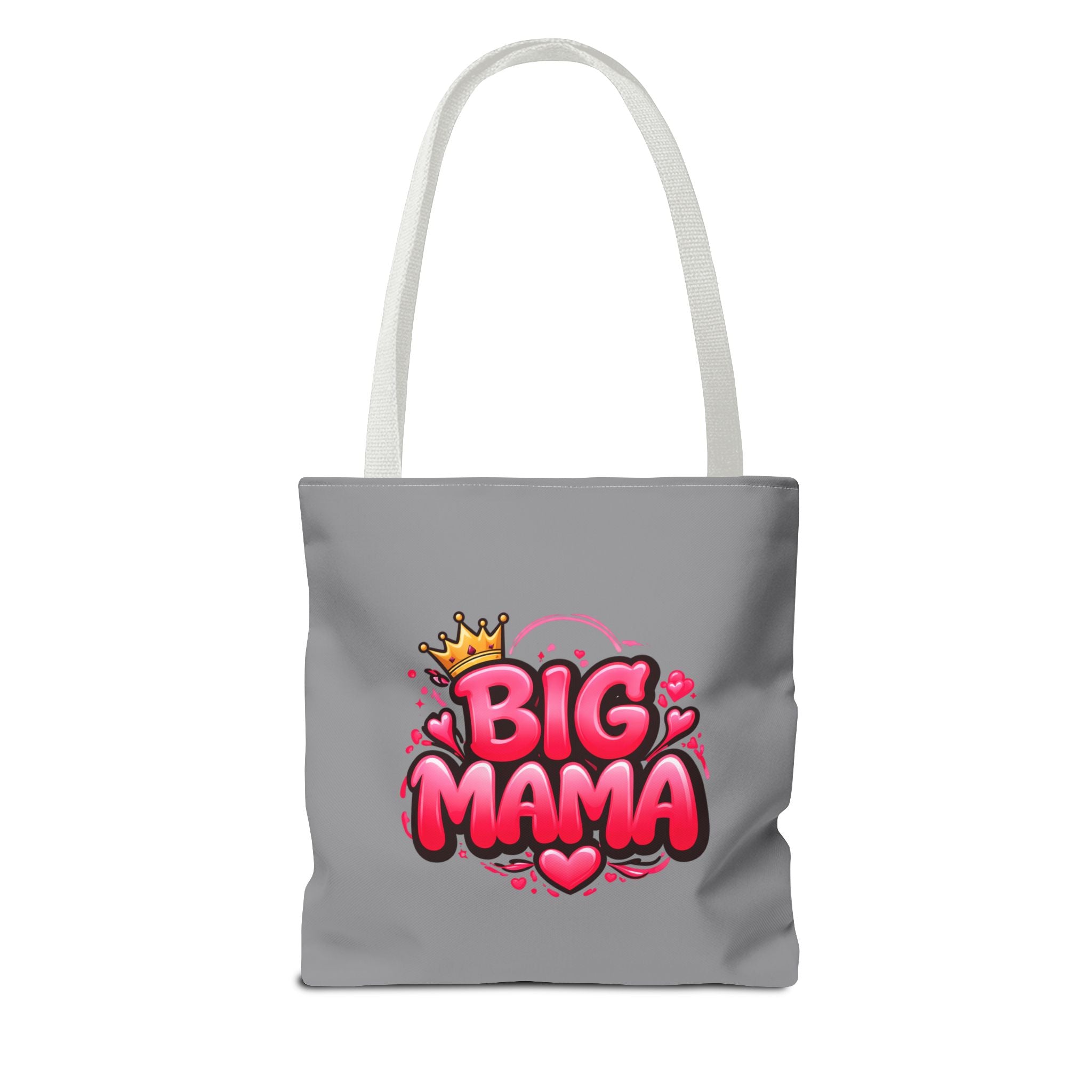 Big Mama Tote Bag — Cute Pink Crown Graphic Tote for Moms, Mother’s Day Gift