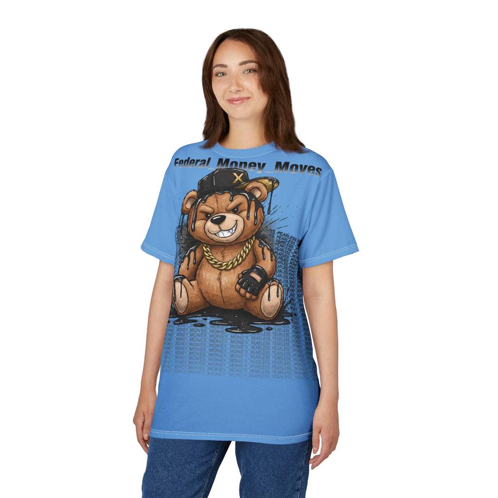 Bear Streetwear Tee — "Federal Money Moves" Graphic T‑Shirt