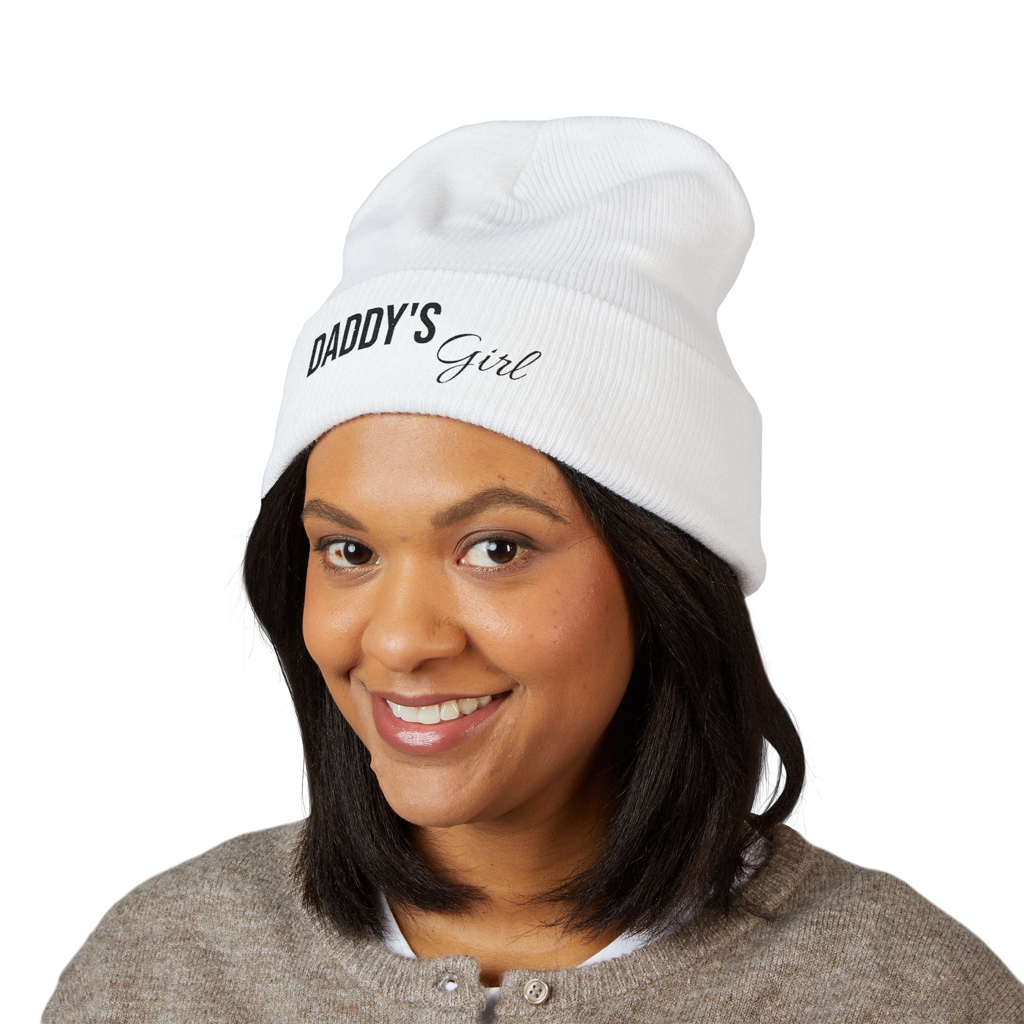 Daughter Beanie Embroidered Cuffed Beanie