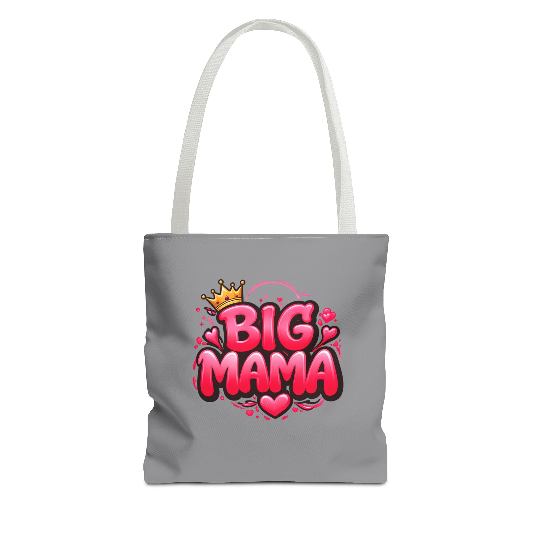 Big Mama Tote Bag — Cute Pink Crown Graphic Tote for Moms, Mother’s Day Gift