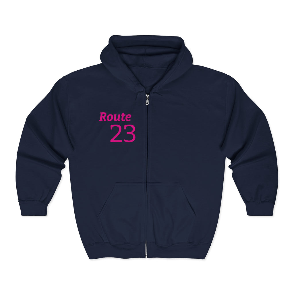 Born to Slay Full-Zip Hoodie – Route 23 Graphic Zip-Up
