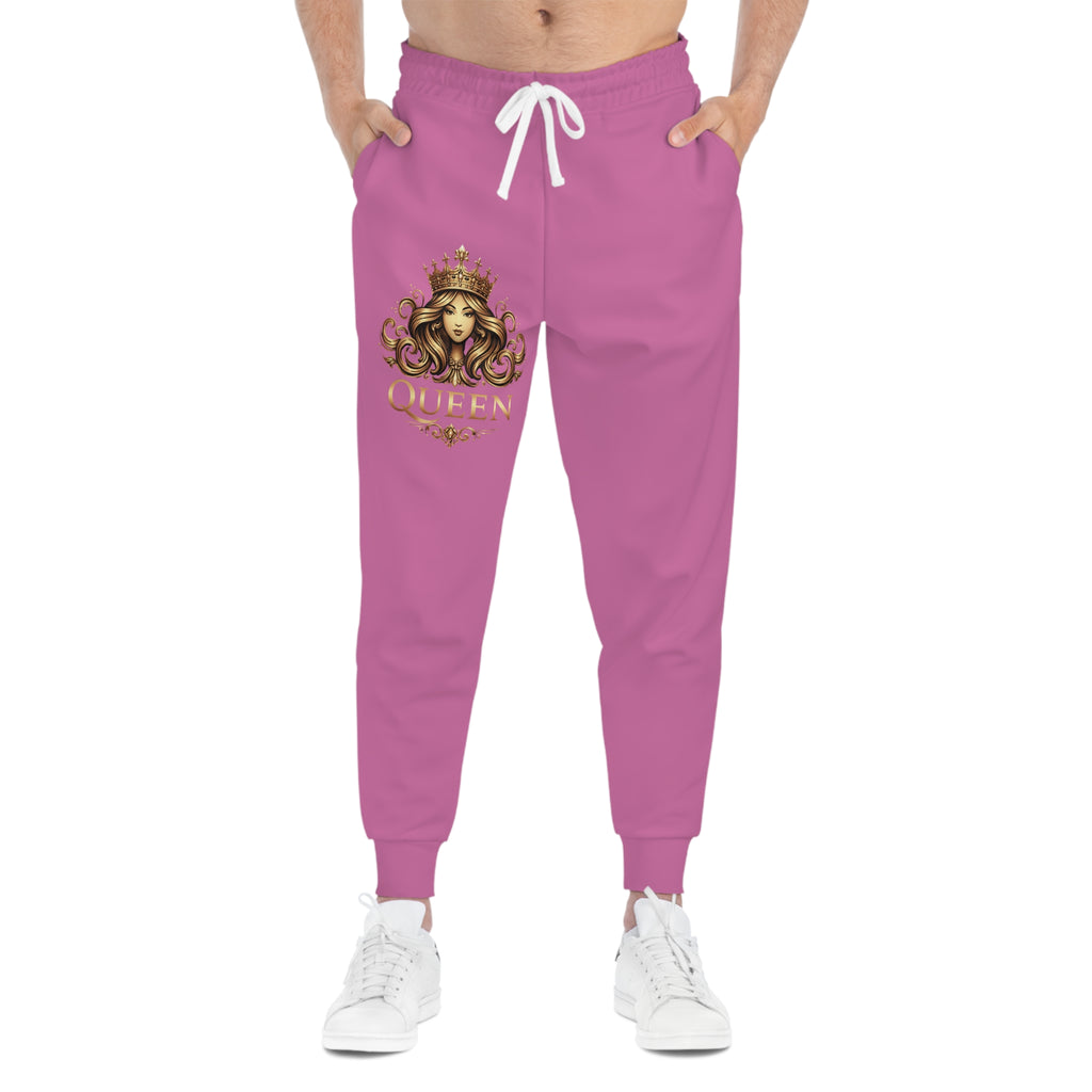 Queen Graphic Joggers — Personalized 'Echo23' Pink Athletic Sweatpants